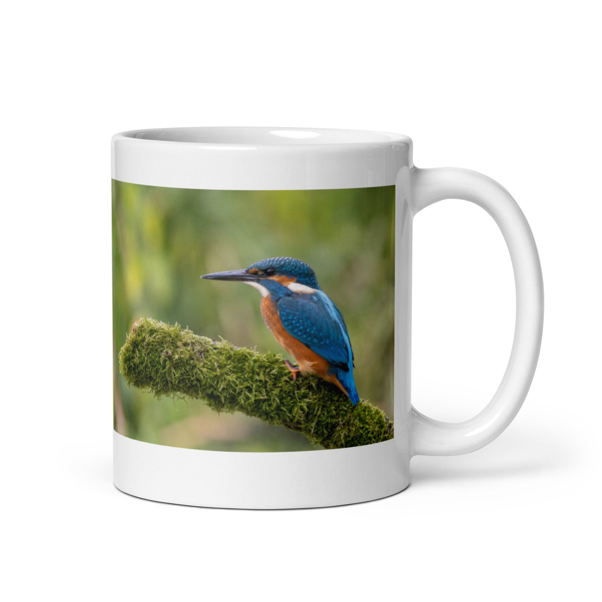 "Kingfisher Mug #1: The Jewel of the Riverbank (Ceramic)" - 0