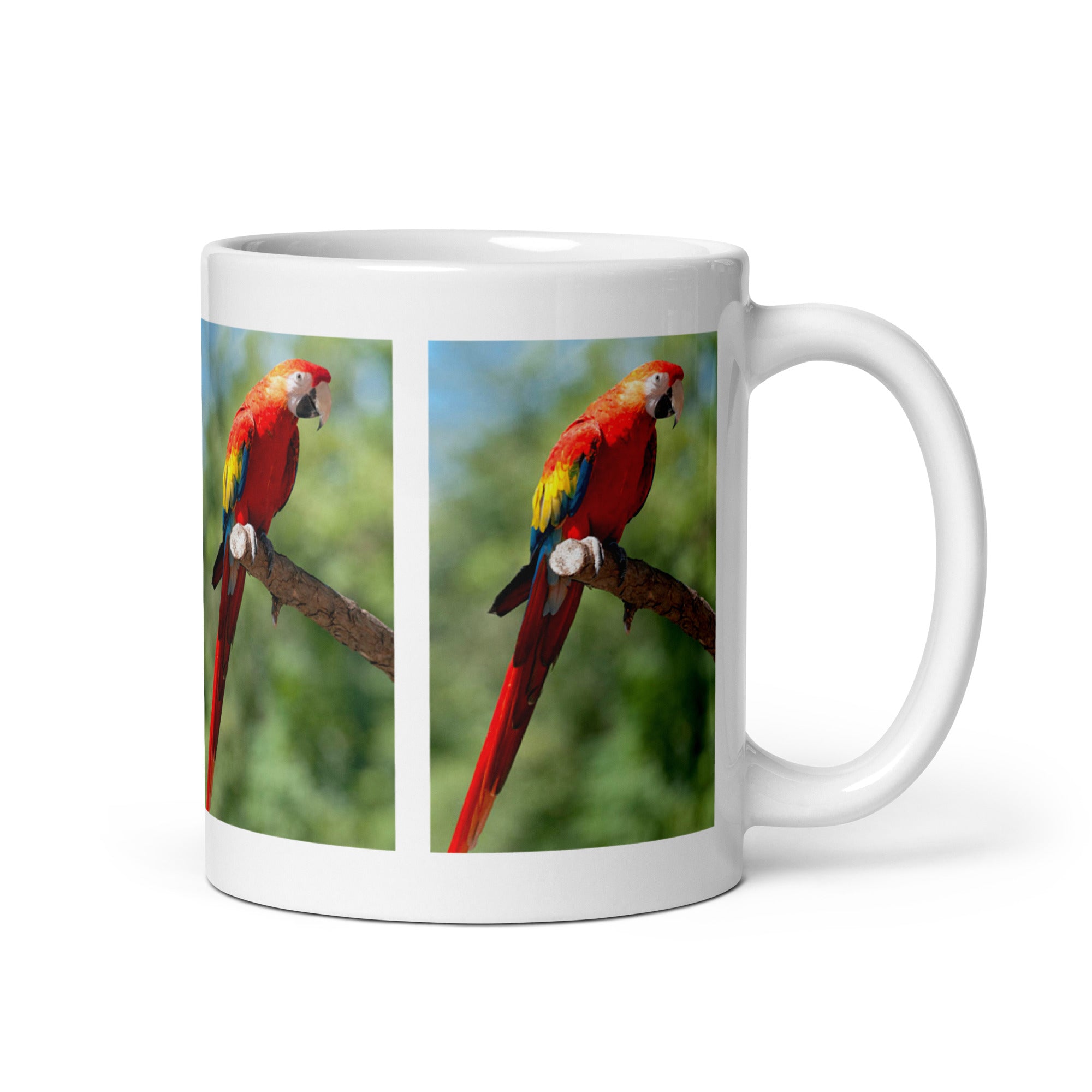 "Parrot Family Mug #1: The Chatterbox Clan (Ceramic)" - 0