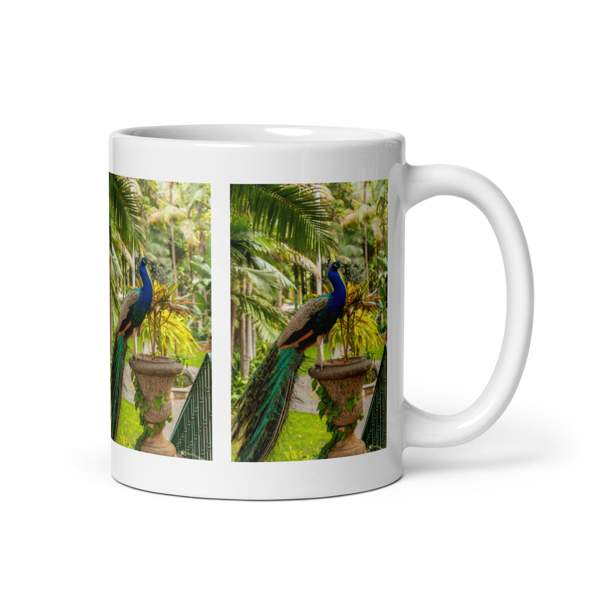 "Peacock Mug #1: The Iridescent Showstopper (Ceramic)"