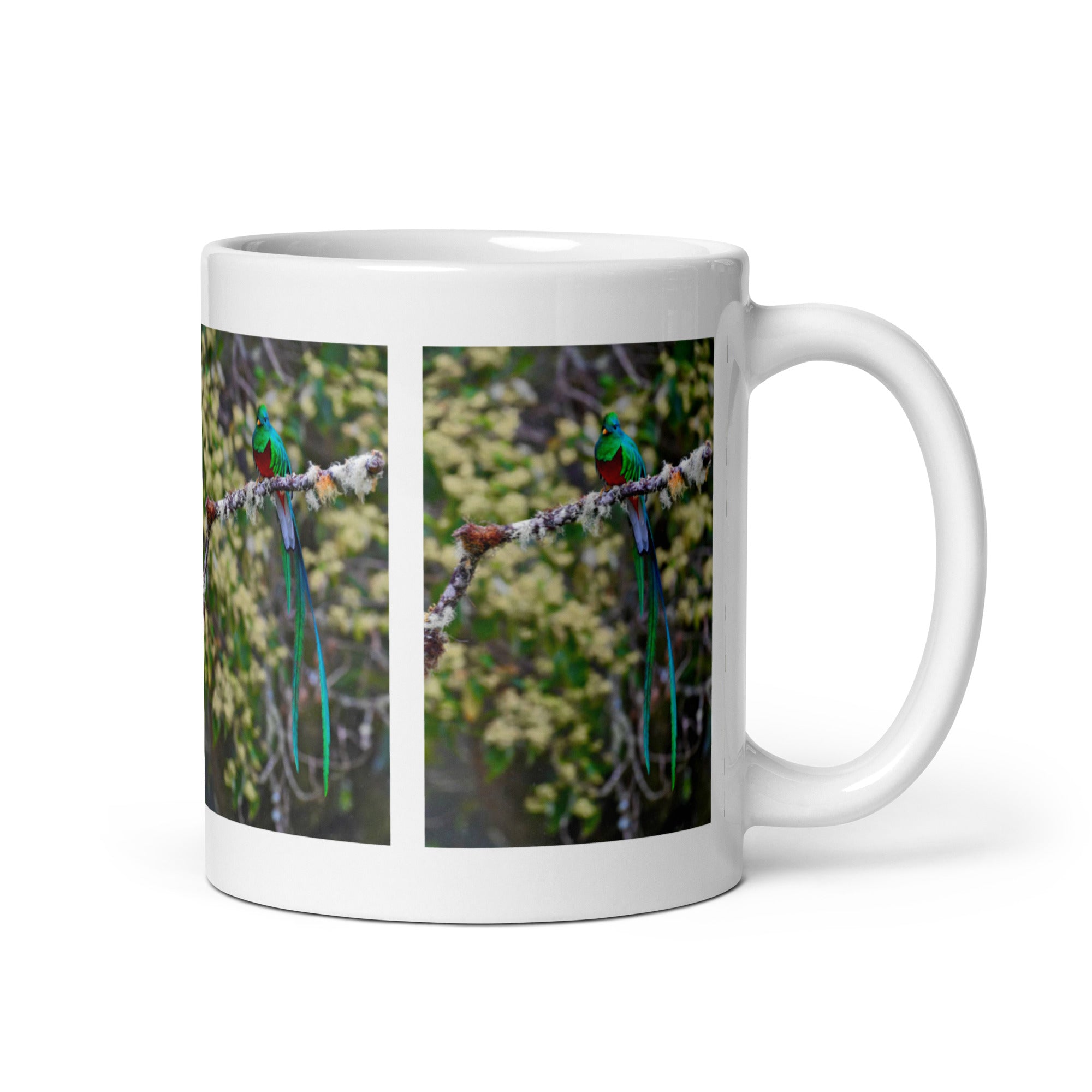 "Quetzal Mug #1: The Emerald Plume (Ceramic)" - 0