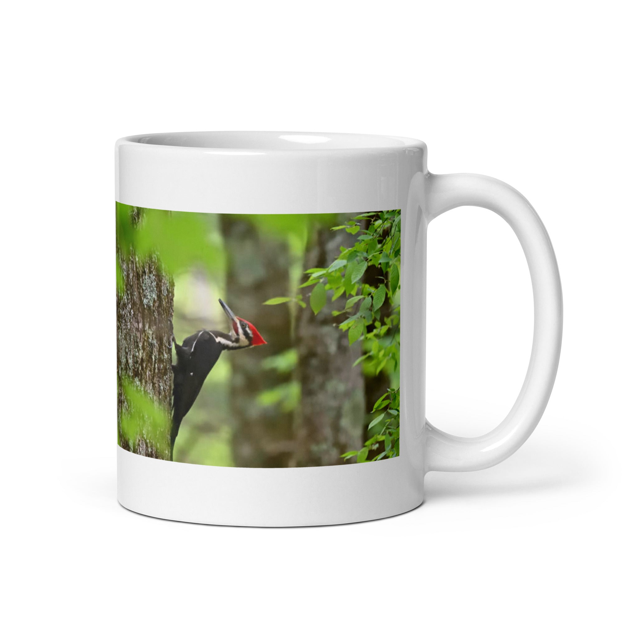 "Woodpecker Mug #1: The Rhythmic Drummer (Ceramic)"