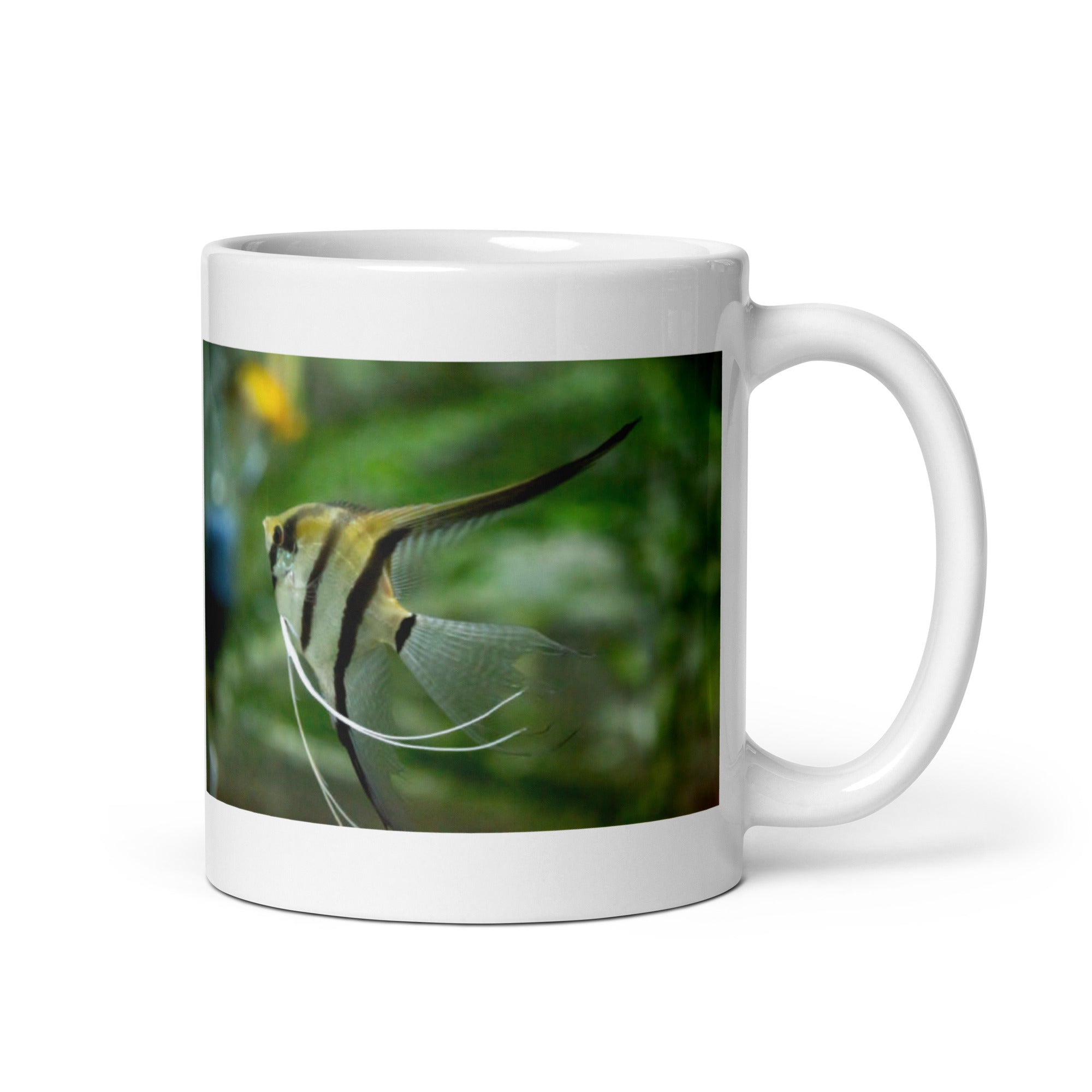 "Angelfish Mug #1: The Regal Reef Dweller (Ceramic)" - 0