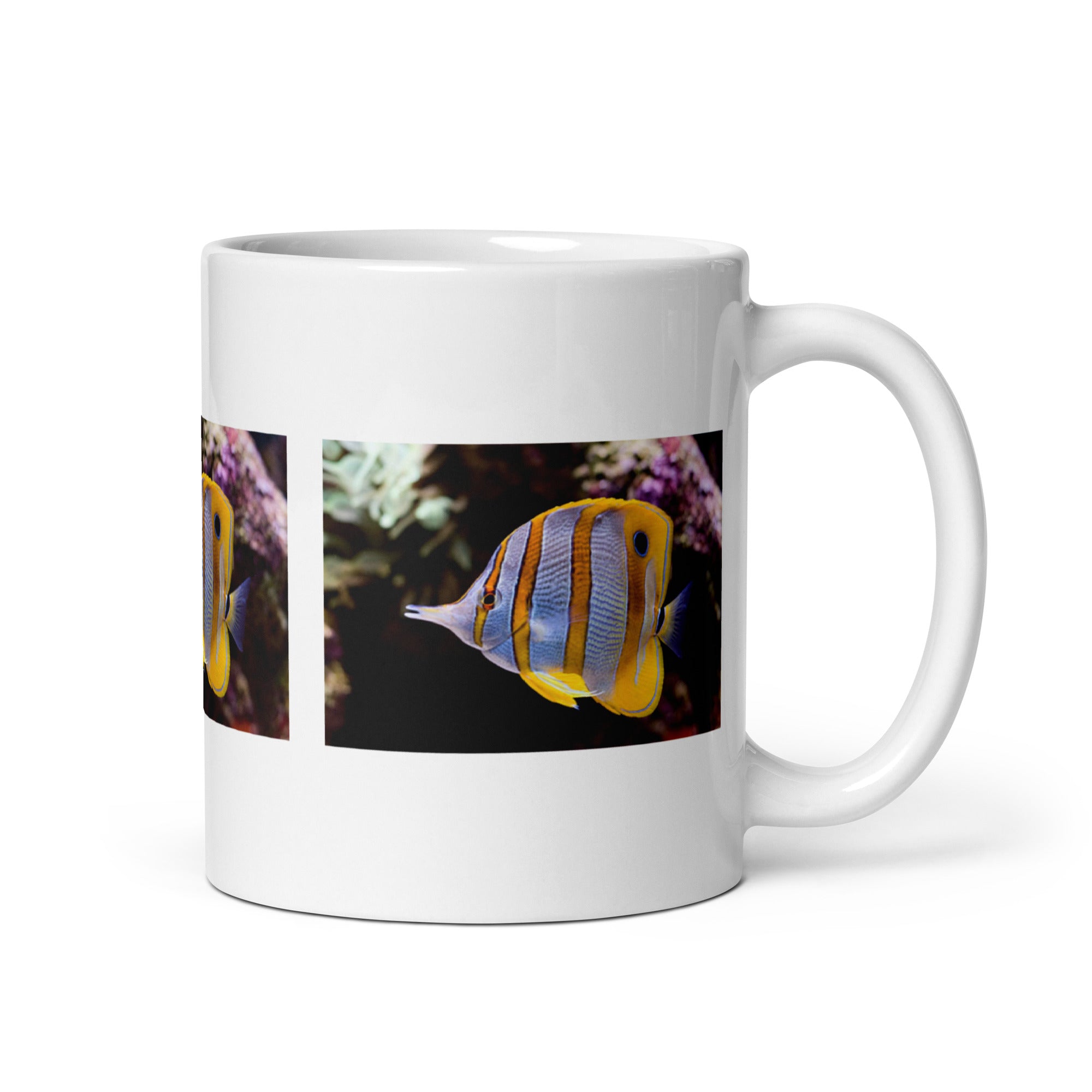 "Butterfly Fish Mug #1: The Coral Reef Gem (Ceramic)"