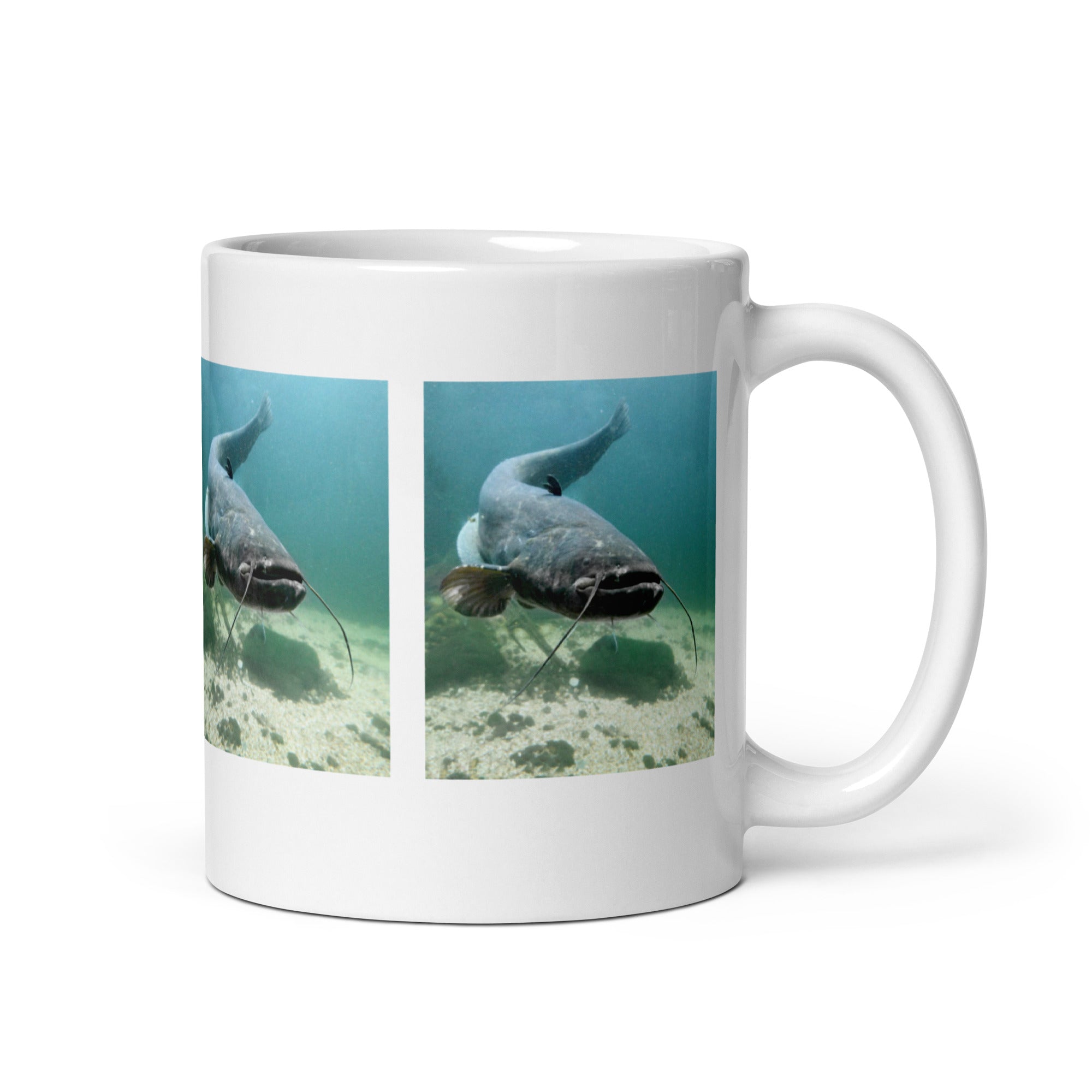 "Catfish Mug #1: The Whiskered Wonder (Ceramic)" - 0