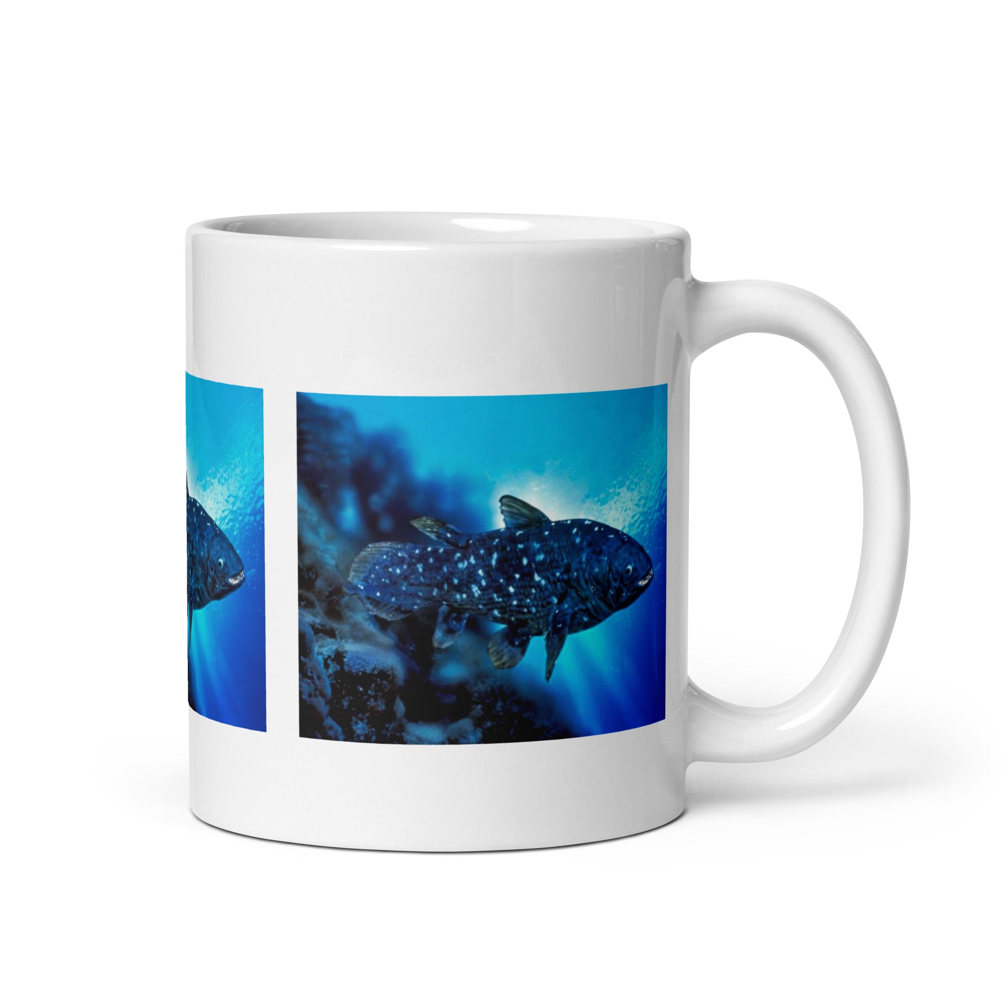 "Coelacanth Mug #1: The Living Fossil (Ceramic)" - 0