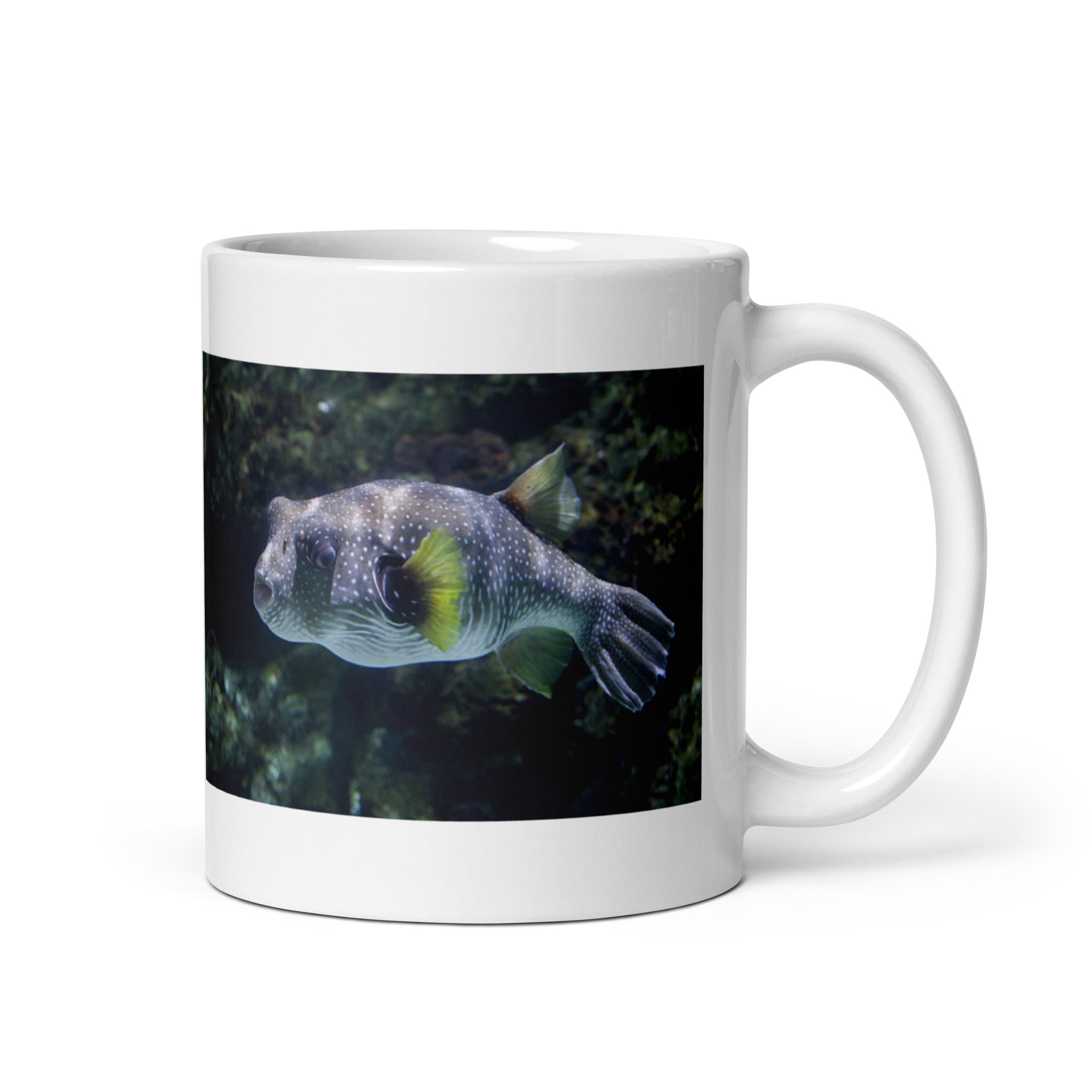 "Pufferfish Mug #1: The Inflatable Defender (Ceramic)"