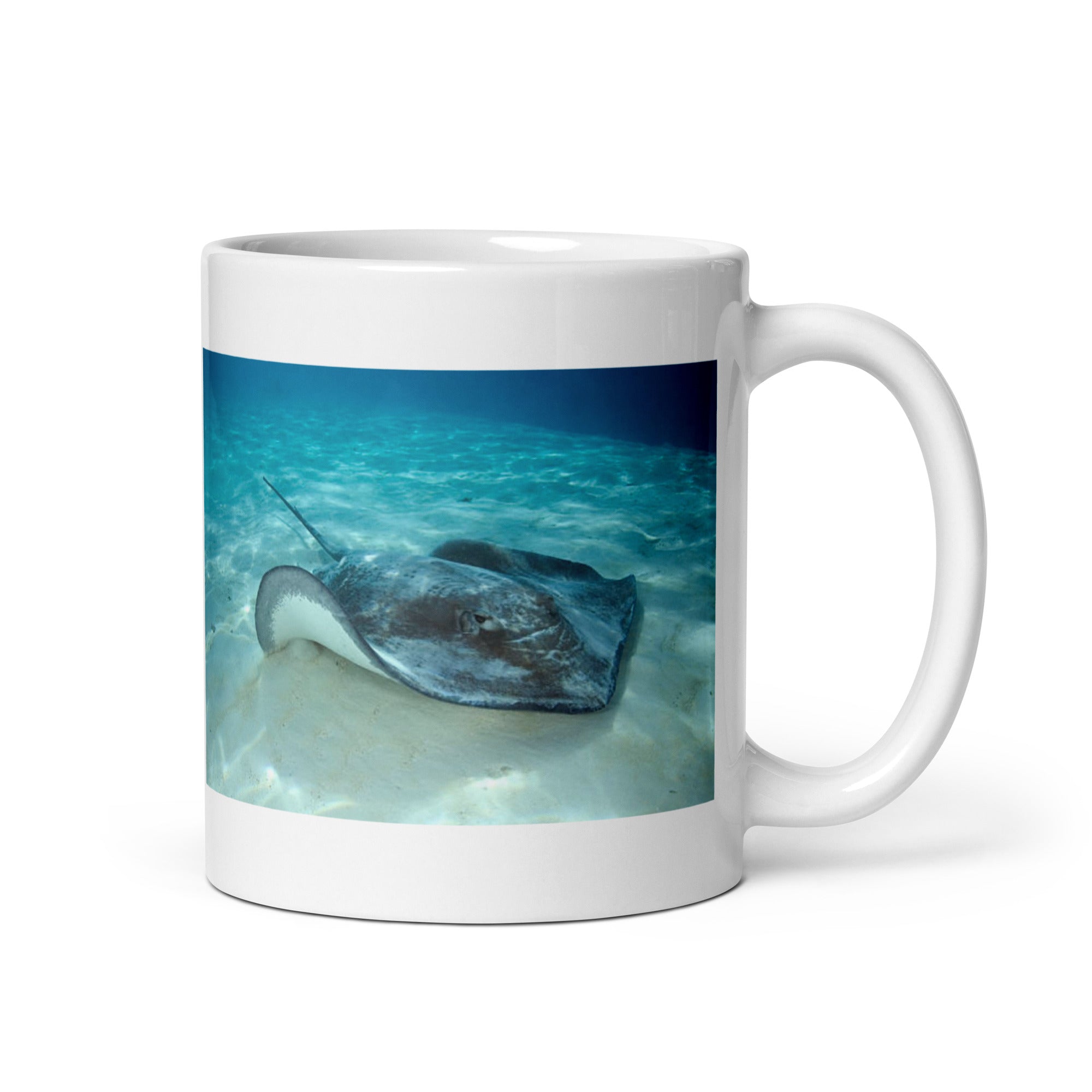 "Ray Mug #1: The Graceful Glider (Ceramic)" - 0