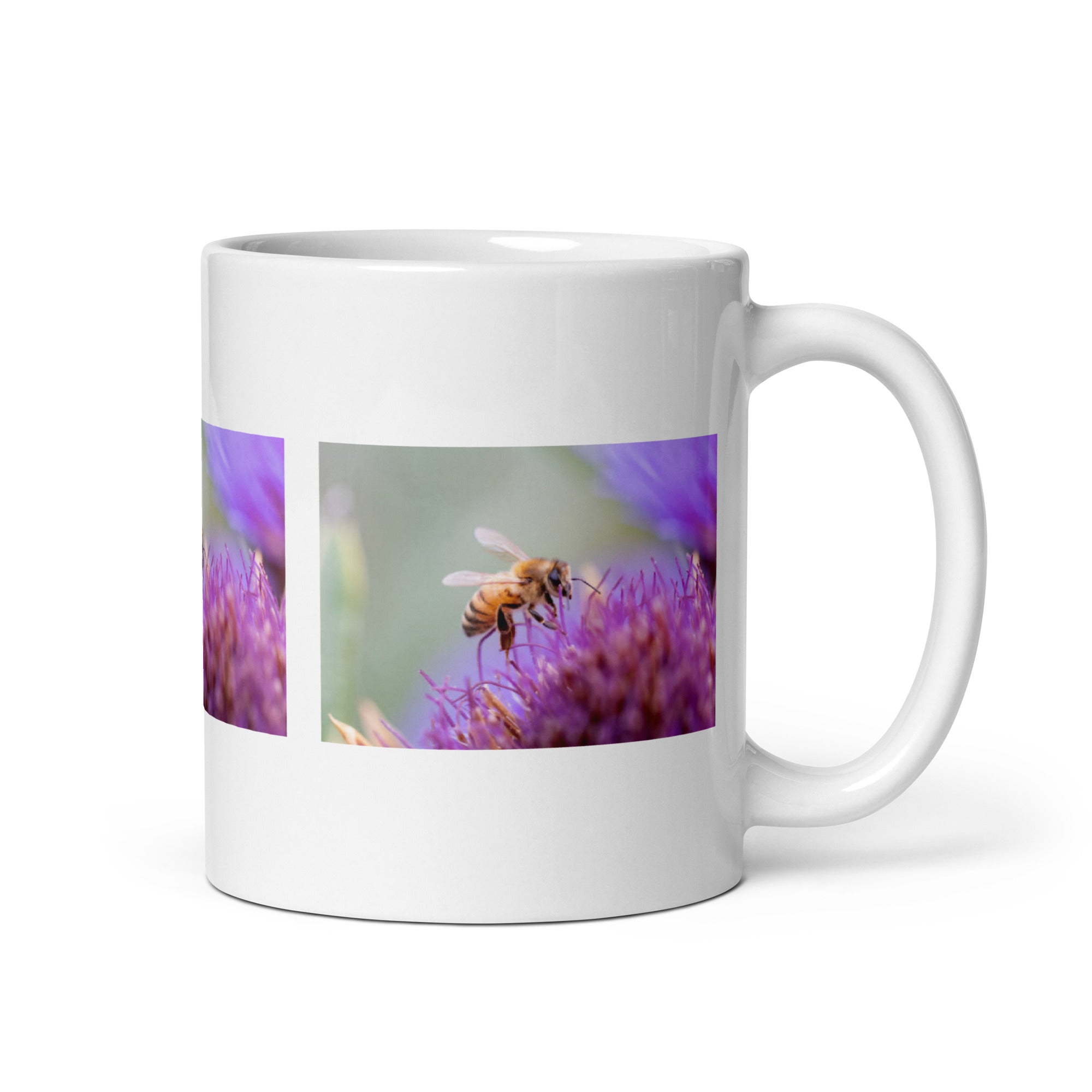 "Bee Mug #1: The Busy Pollinator (Ceramic)"