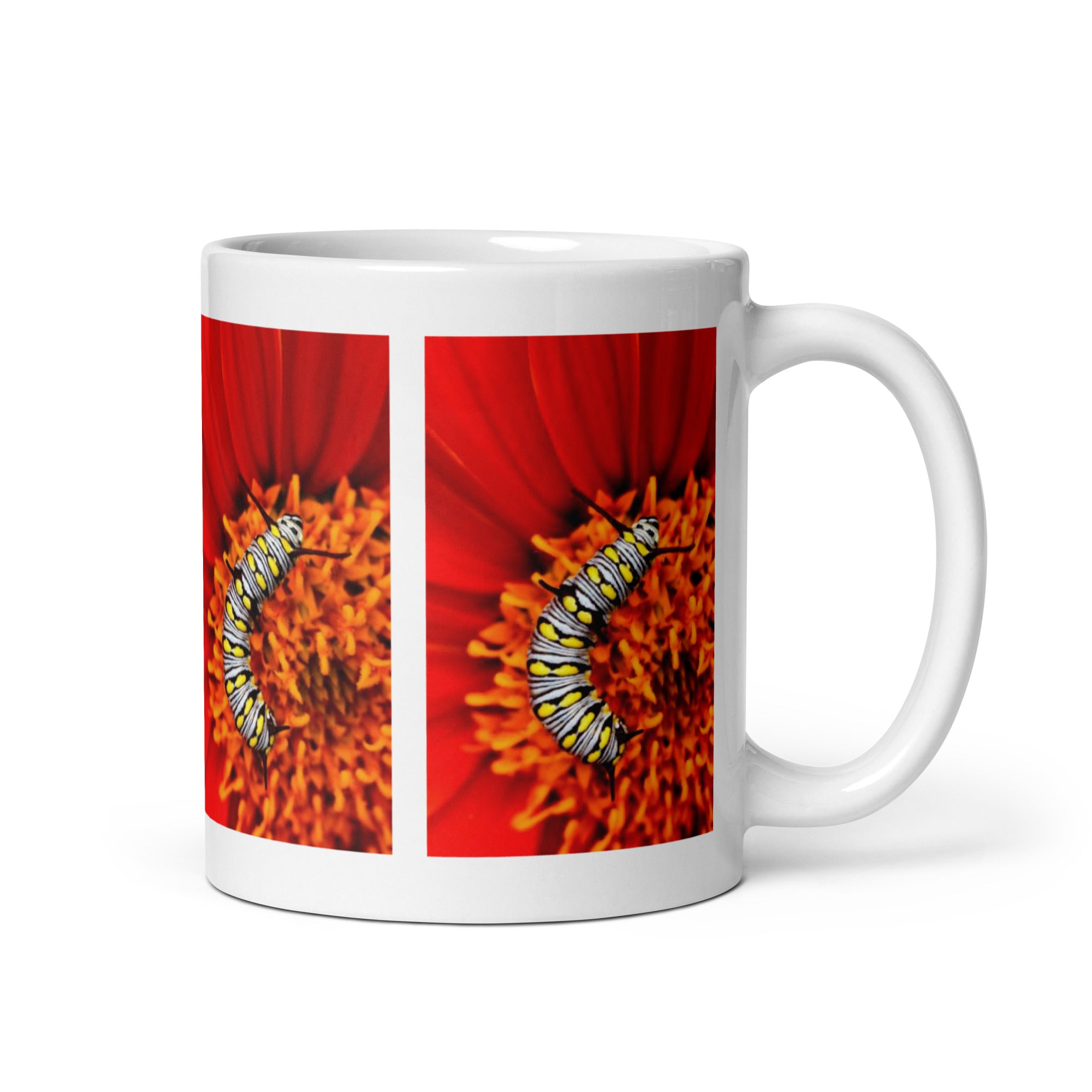 "Caterpillar Mug #1: The Munching Metamorph (Ceramic)" - 0