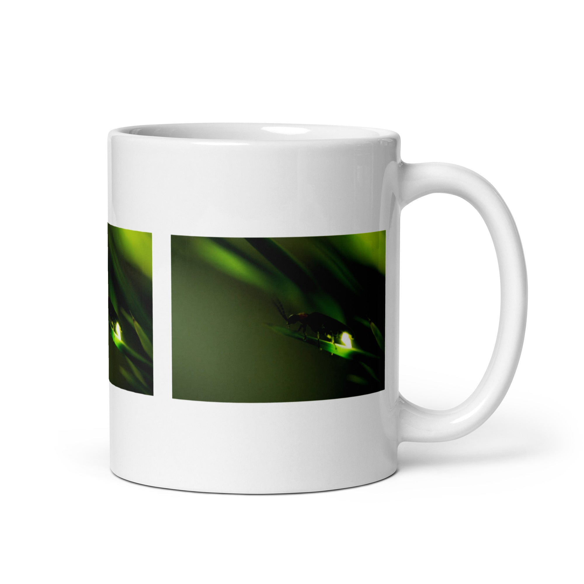 "Firefly & Glowworm Mug #1: The Bioluminescent Beacons (Ceramic)" - 0