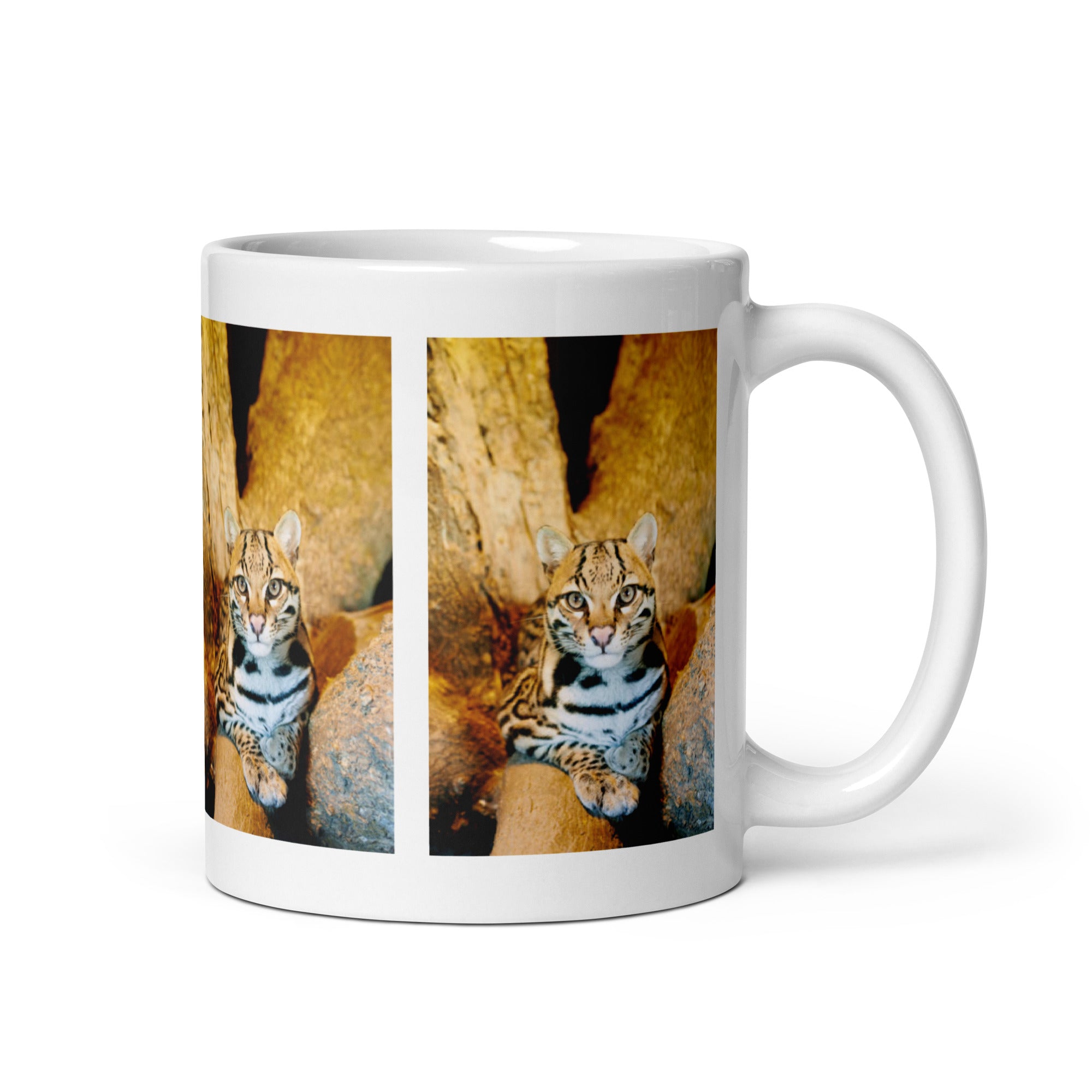 "Ocelot Mug #1: The Nocturnal Prowler (Ceramic)"