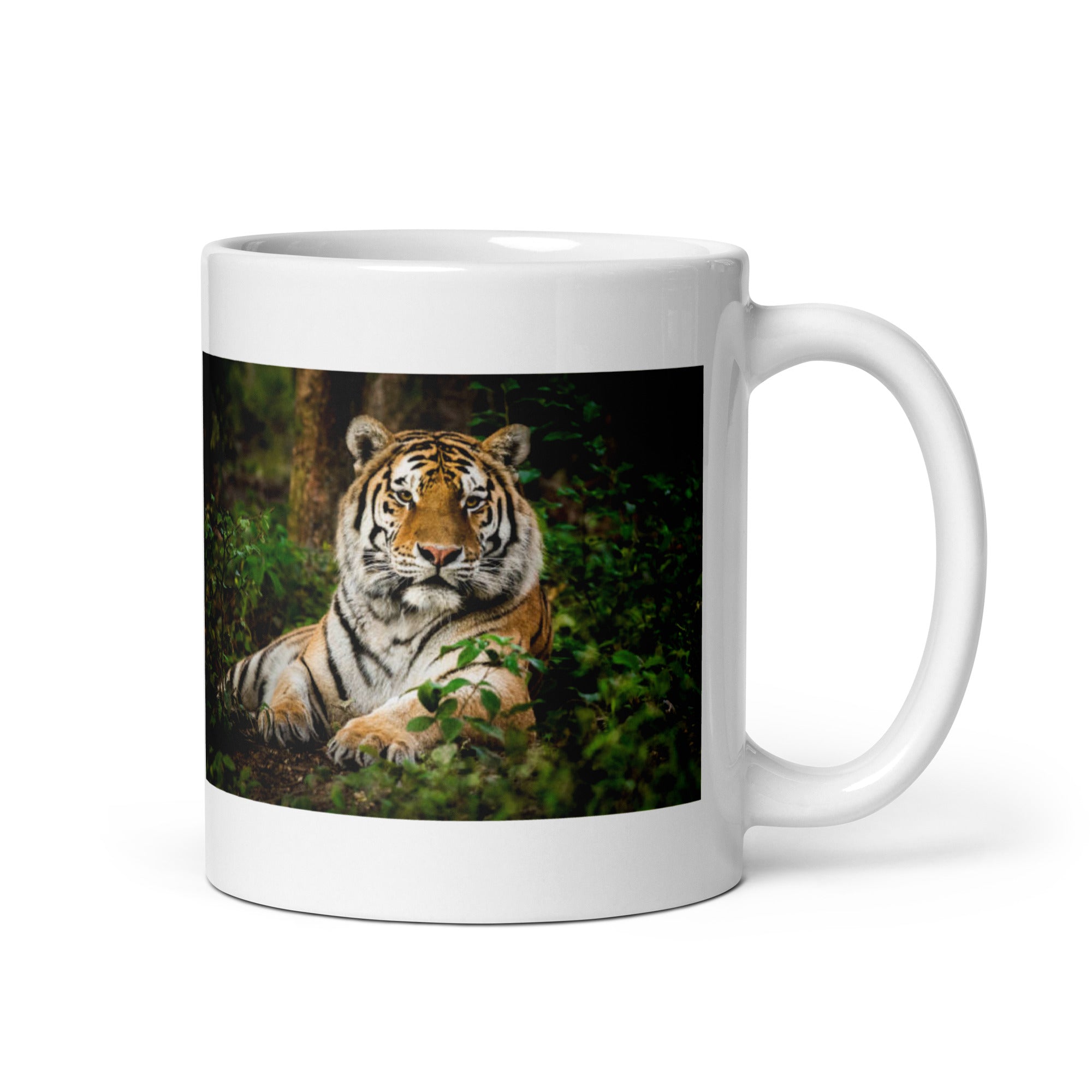 "Tiger Mug #1: The Striped Sovereign (Ceramic)"