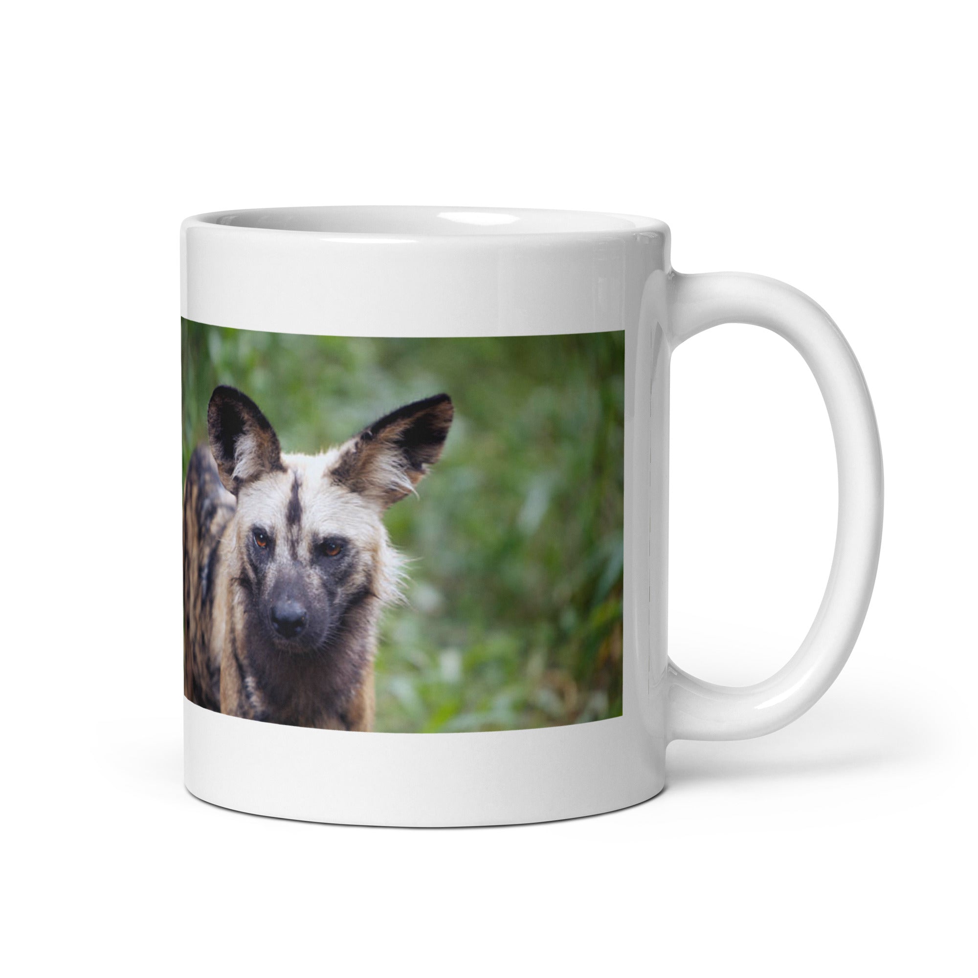 "African Wild Dog Mug #1: The Painted Pack Hunter (Ceramic)"