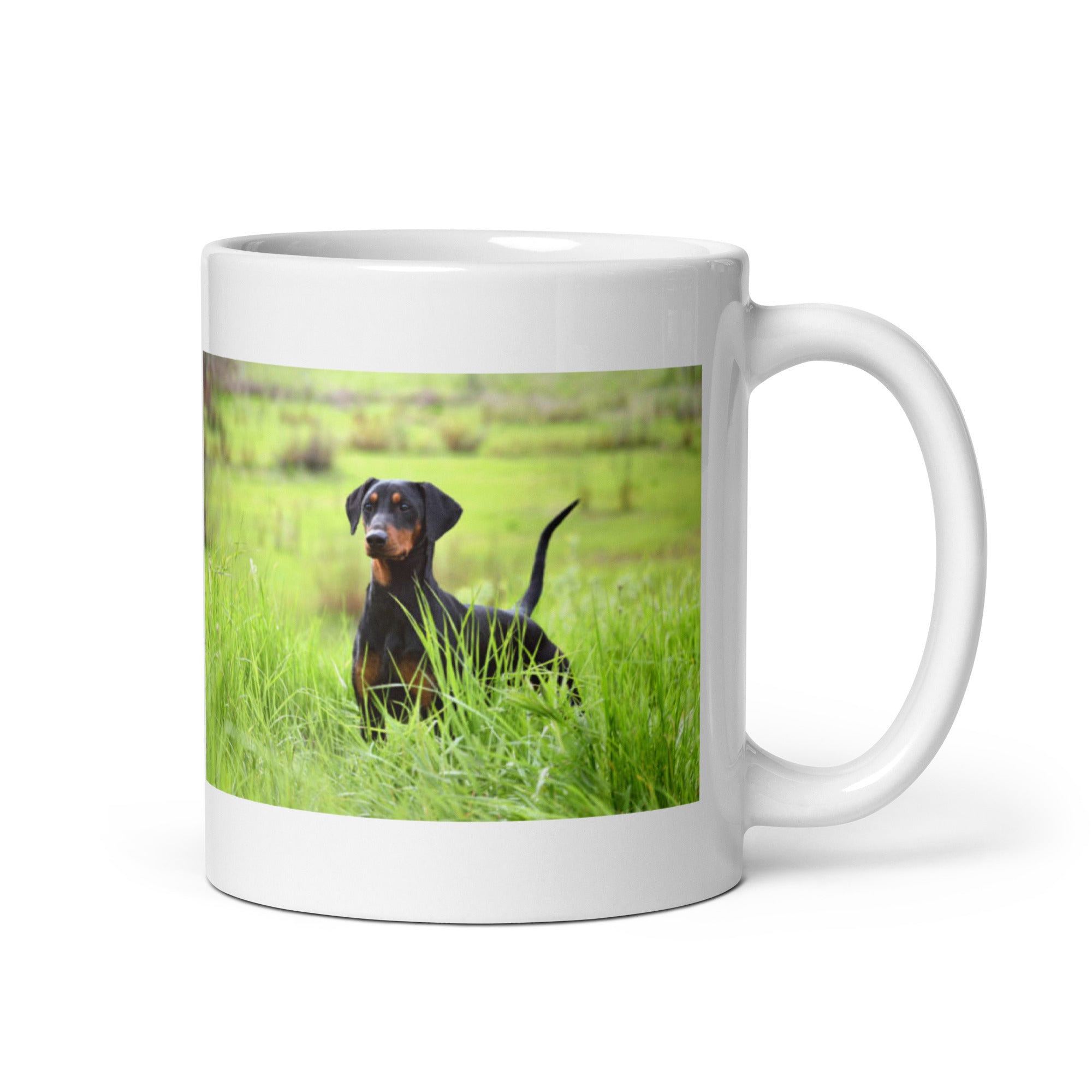 "Doberman Pinscher Mug #1: The Loyal Protector (Ceramic)" - 0