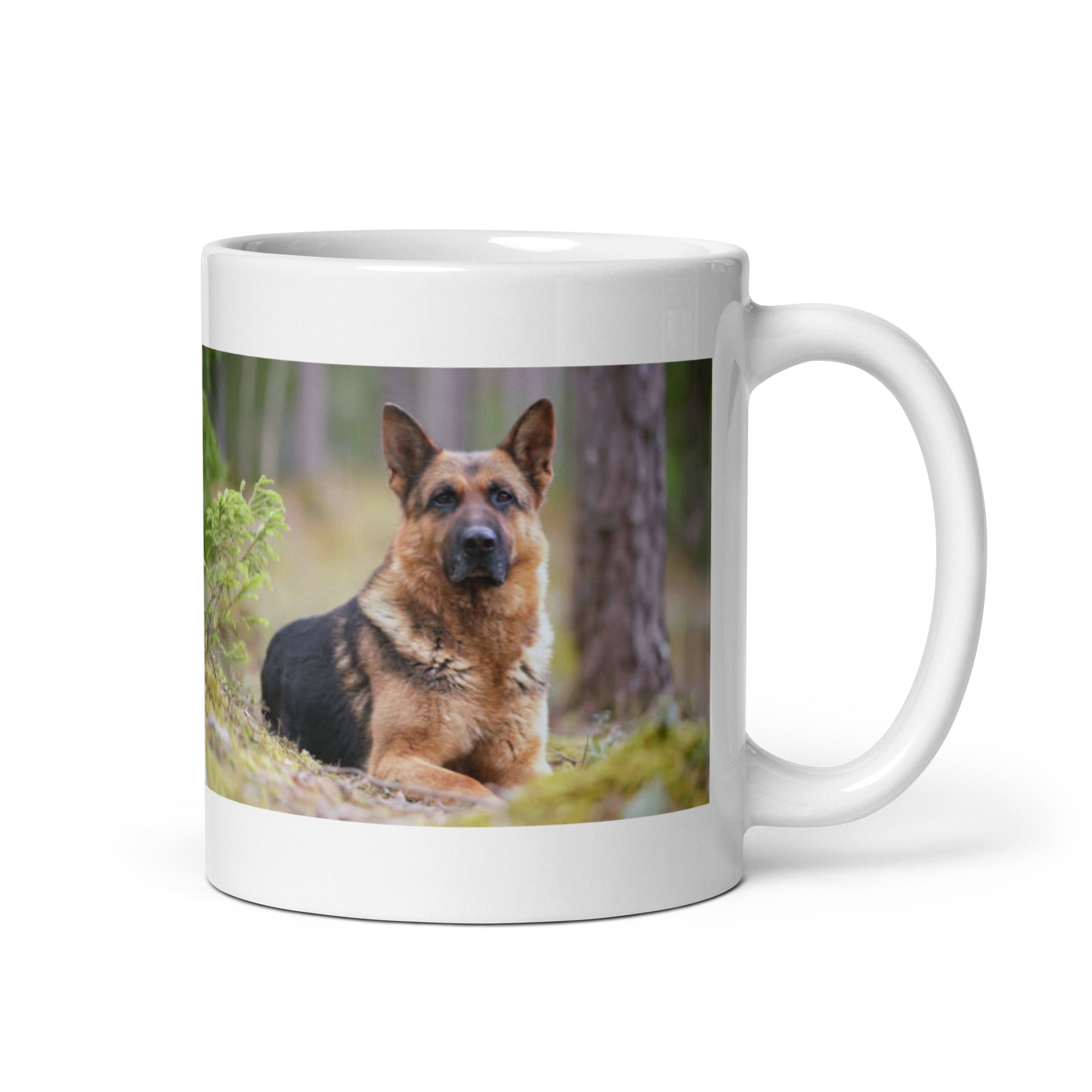 "German Shepherd Mug #1: The Loyal Guardian (Ceramic)" - 0