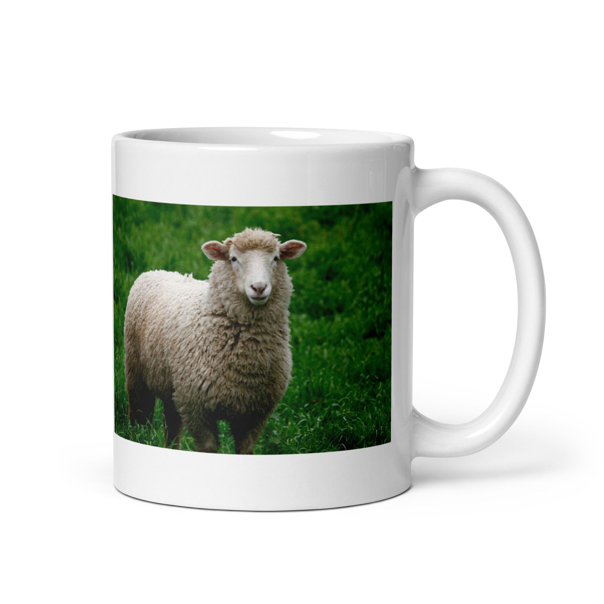 "Sheep Mug #1: The Wooly Wanderer (Ceramic)" - 0