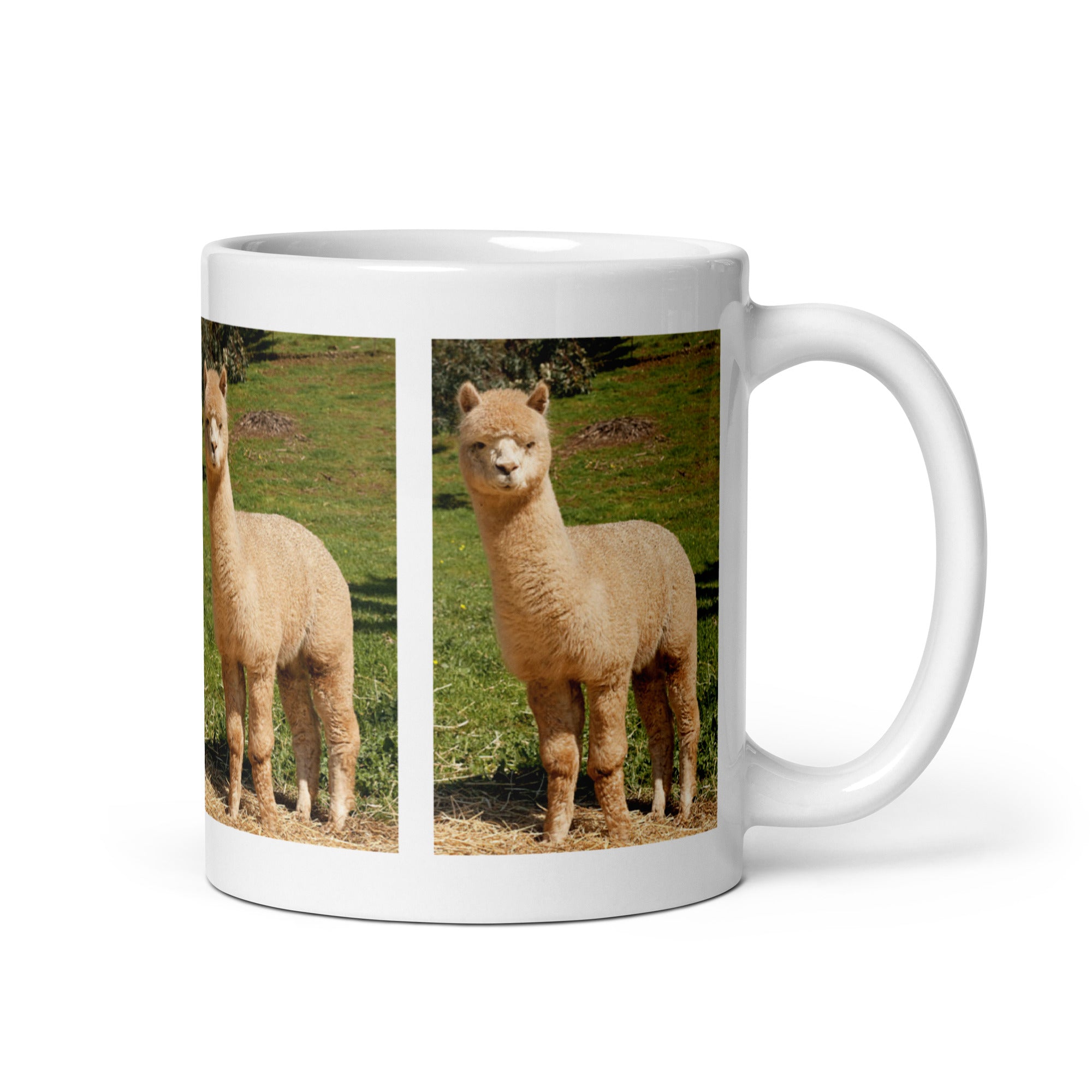 "Alpaca Mug #1: The Gentle Hummer (Ceramic)"