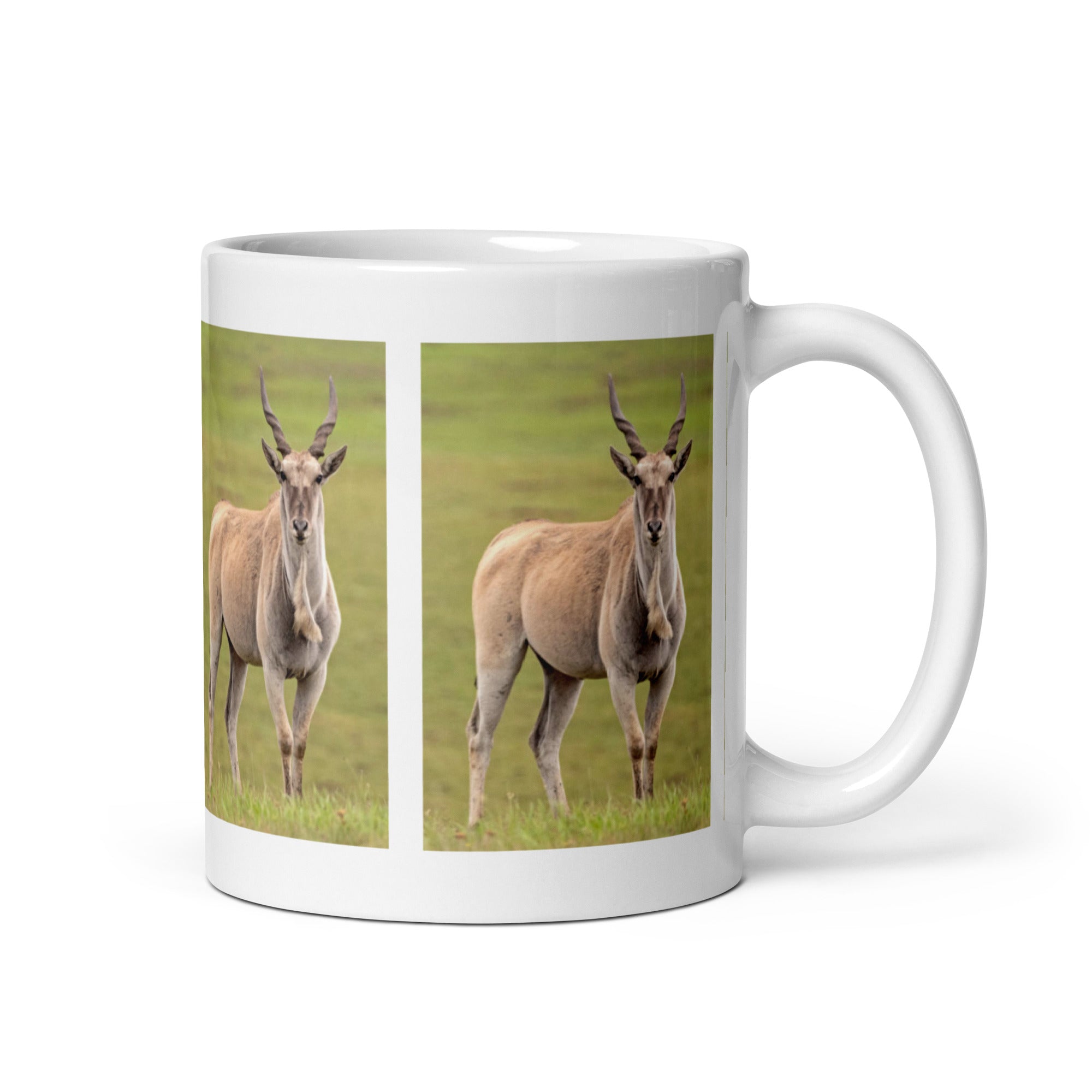 "Eland Mug #1: The Spiral-Horned Grazer (Ceramic)" - 0