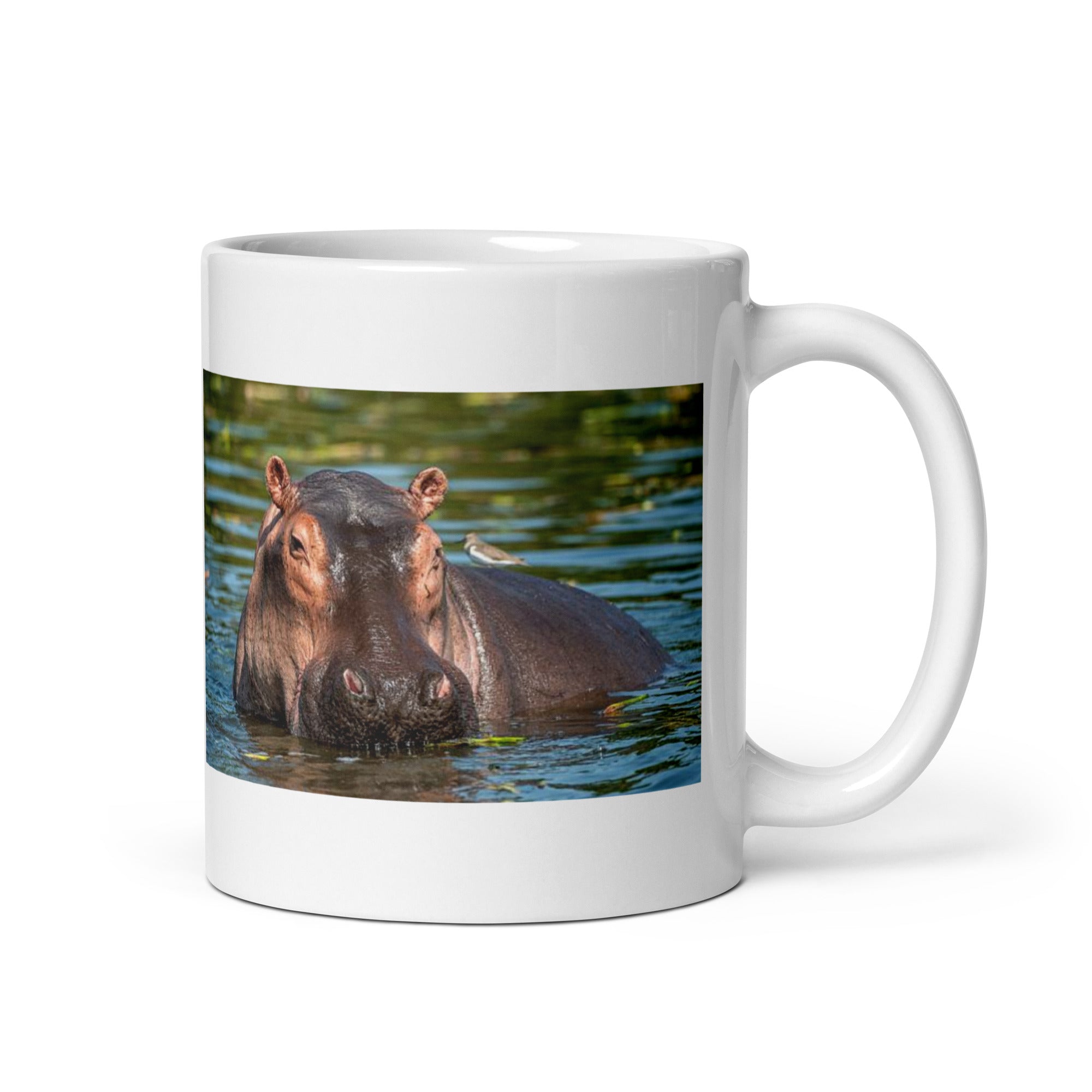 "Hippopotamus Mug #1: The River Behemoth (Ceramic)"