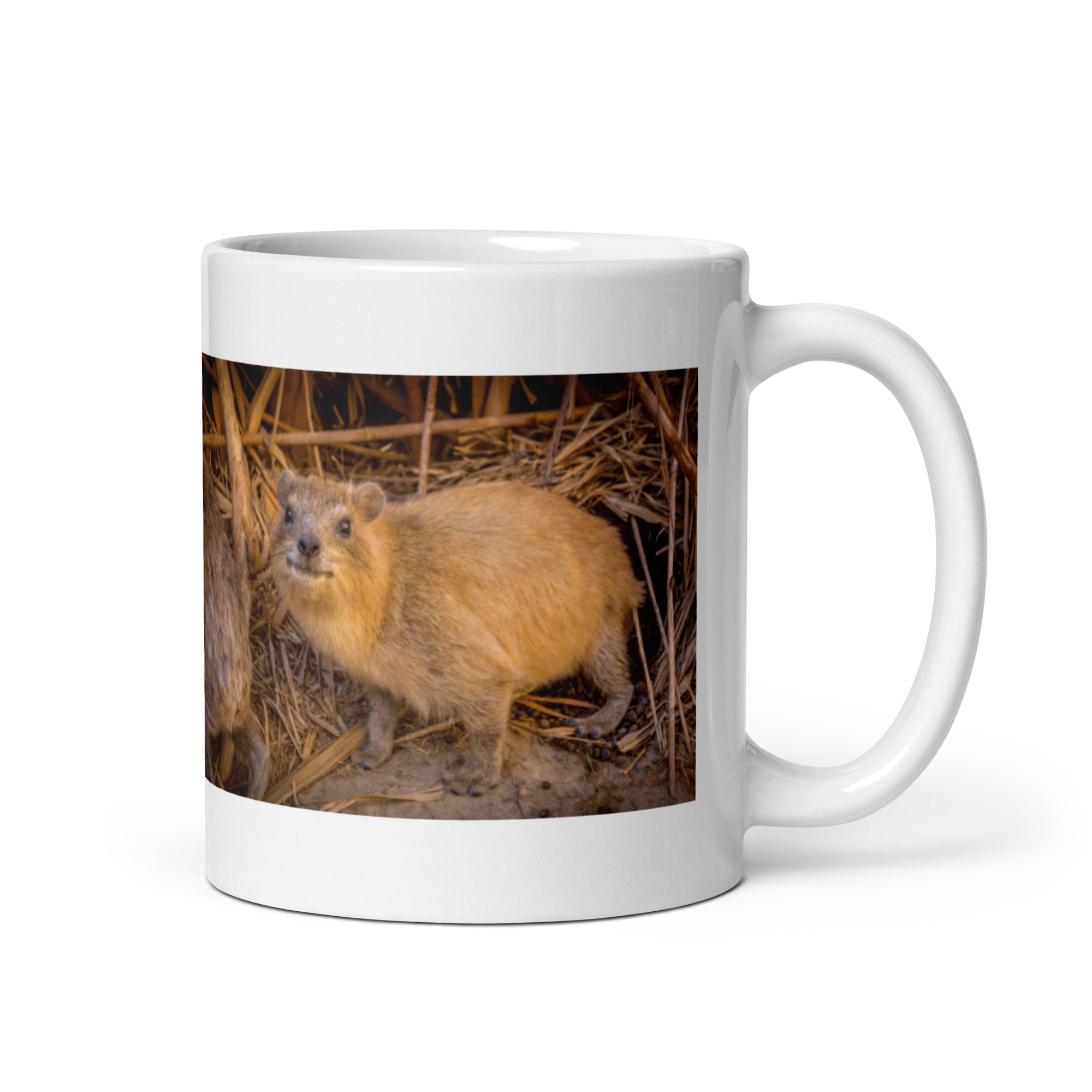 "Hyrax Mug #1: The Rock-Dwelling Relative (Ceramic)"