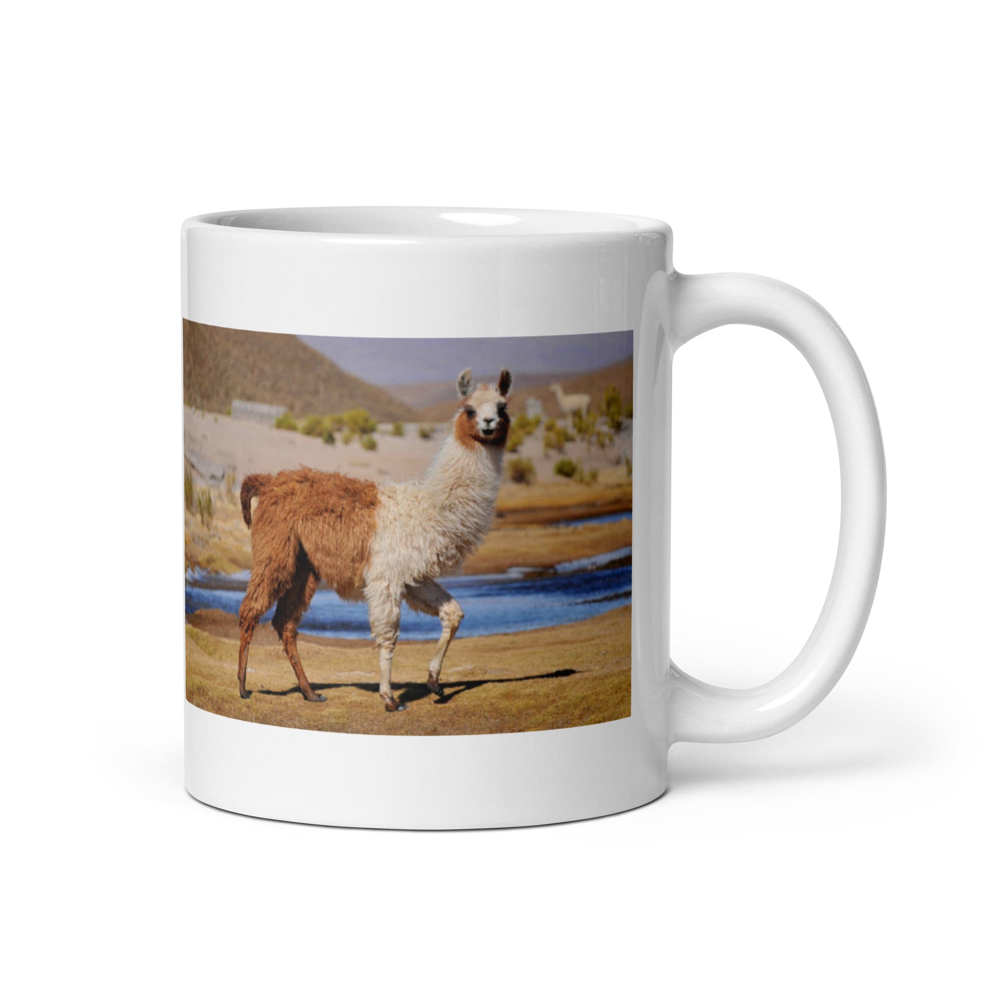 "Llama Mug #1: The High-Altitude Trekker (Ceramic)"