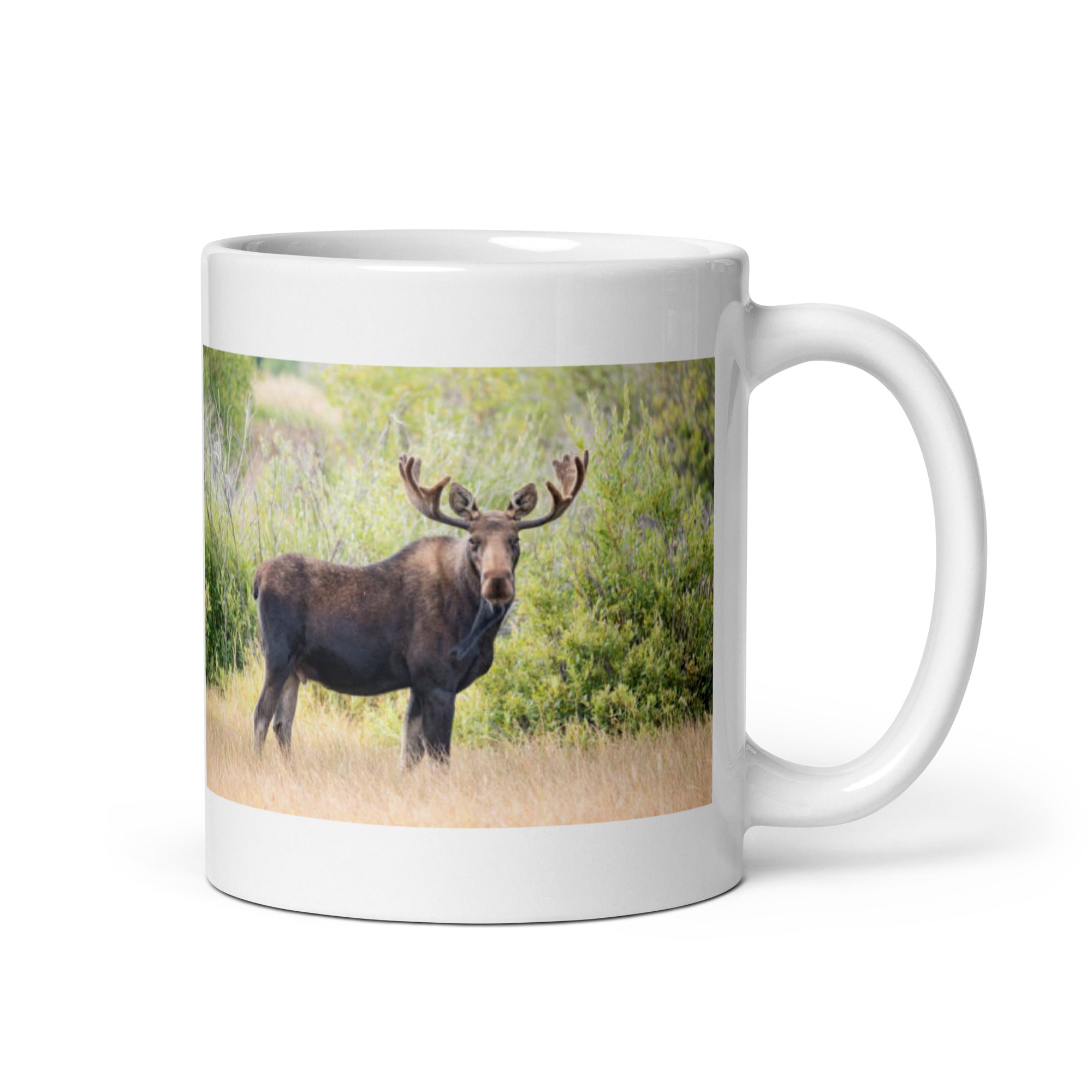 "Moose Mug #1: The Antlered Giant (Ceramic)" - 0