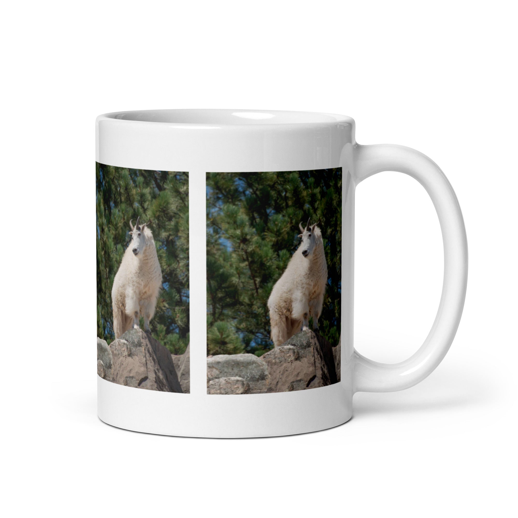 "Mountain Goat Mug #1: The Cliffside Climber (Ceramic)"