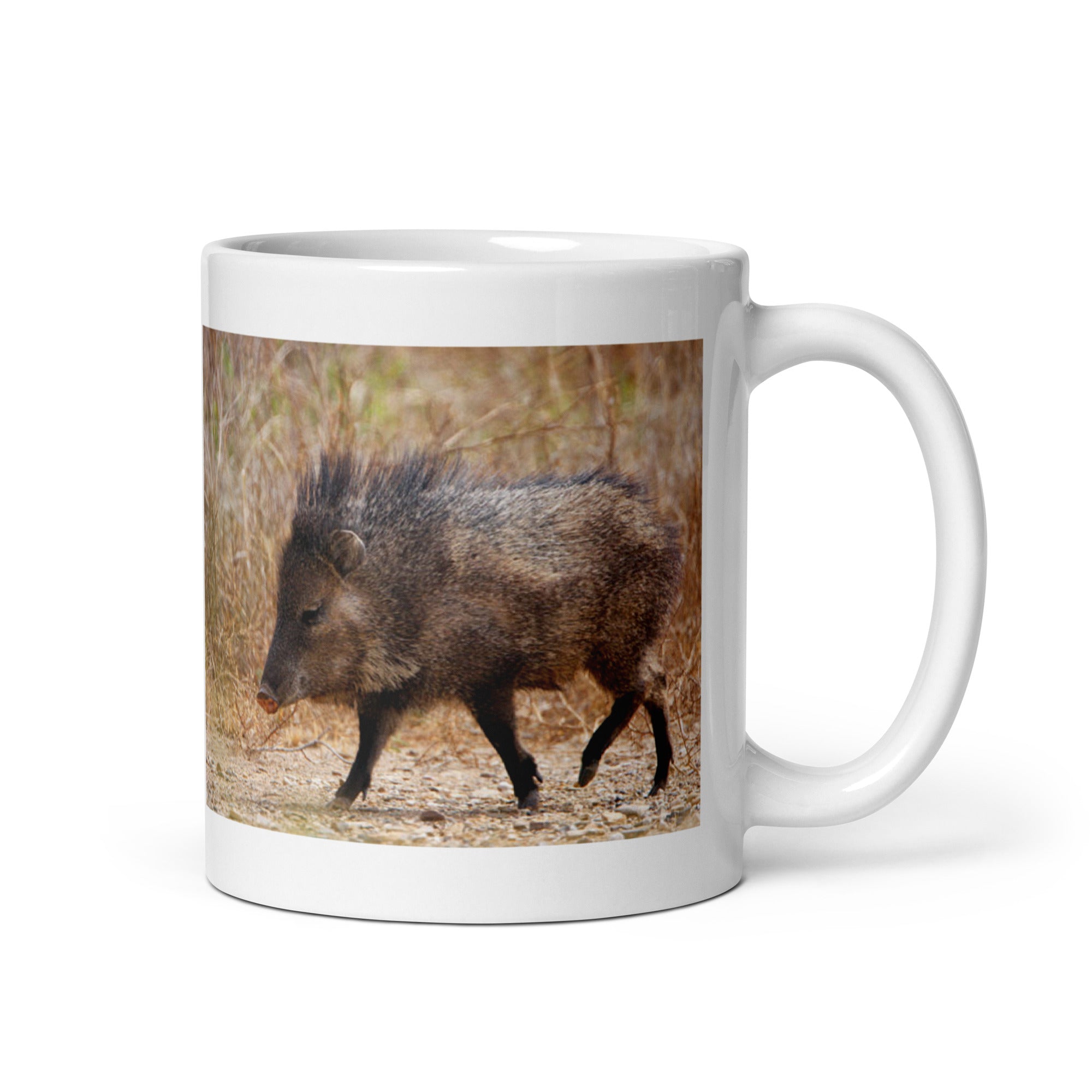 "Peccary Mug #1: The Bristly Browser (Ceramic)"