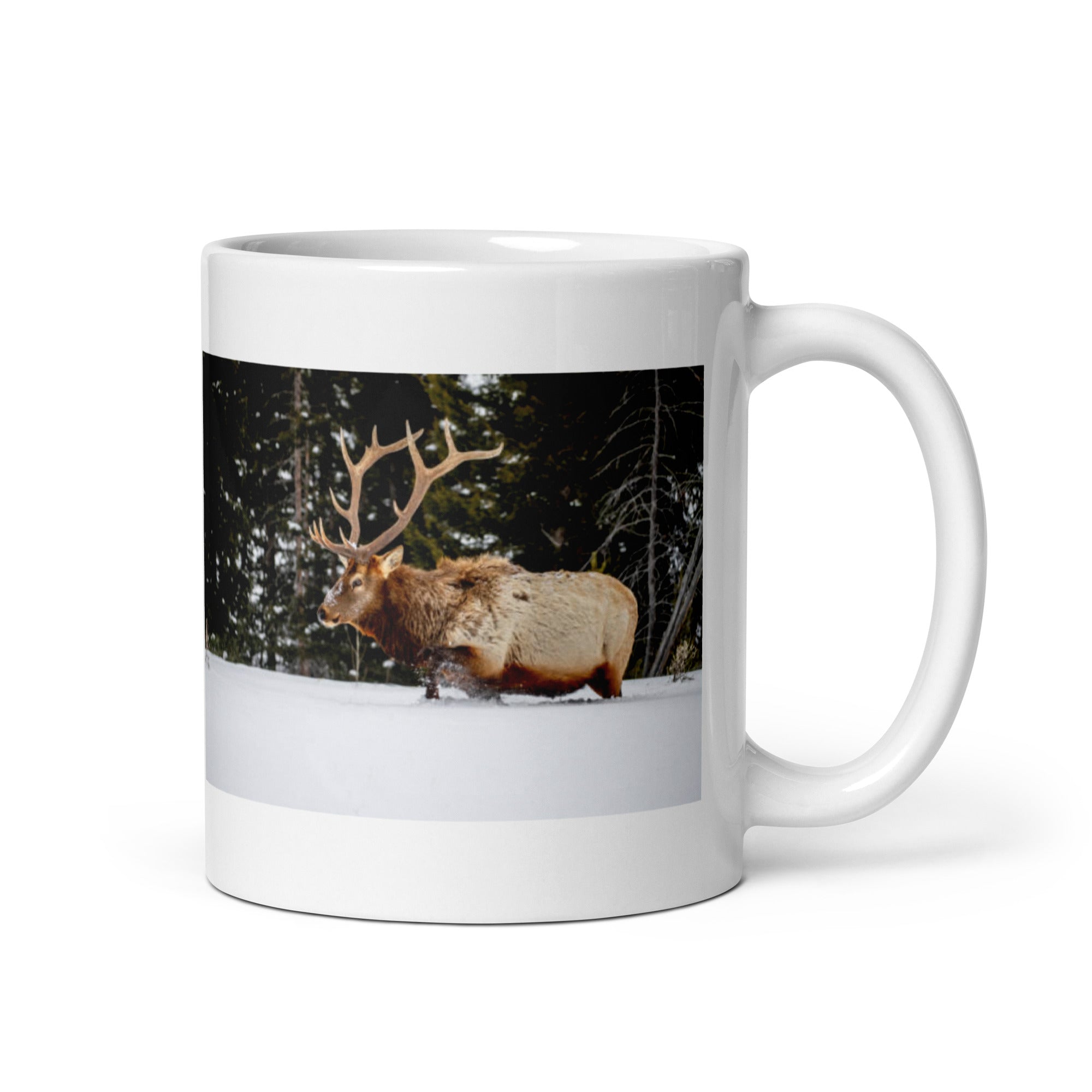 "Wapiti Mug #1: The Bugling Elk (Ceramic)" - 0