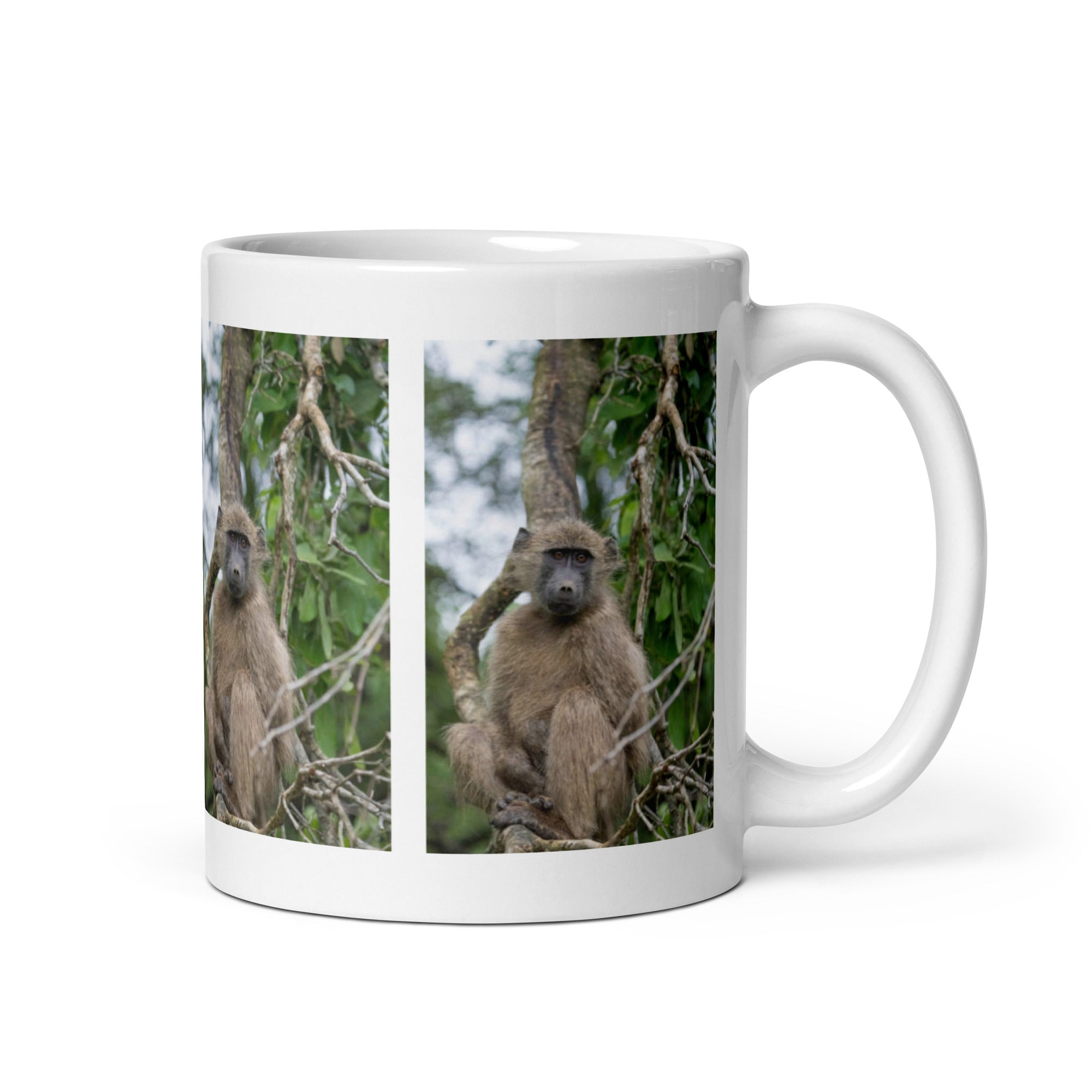 "Chacma Baboon Mug #1: The Adaptable Forager (Ceramic)"