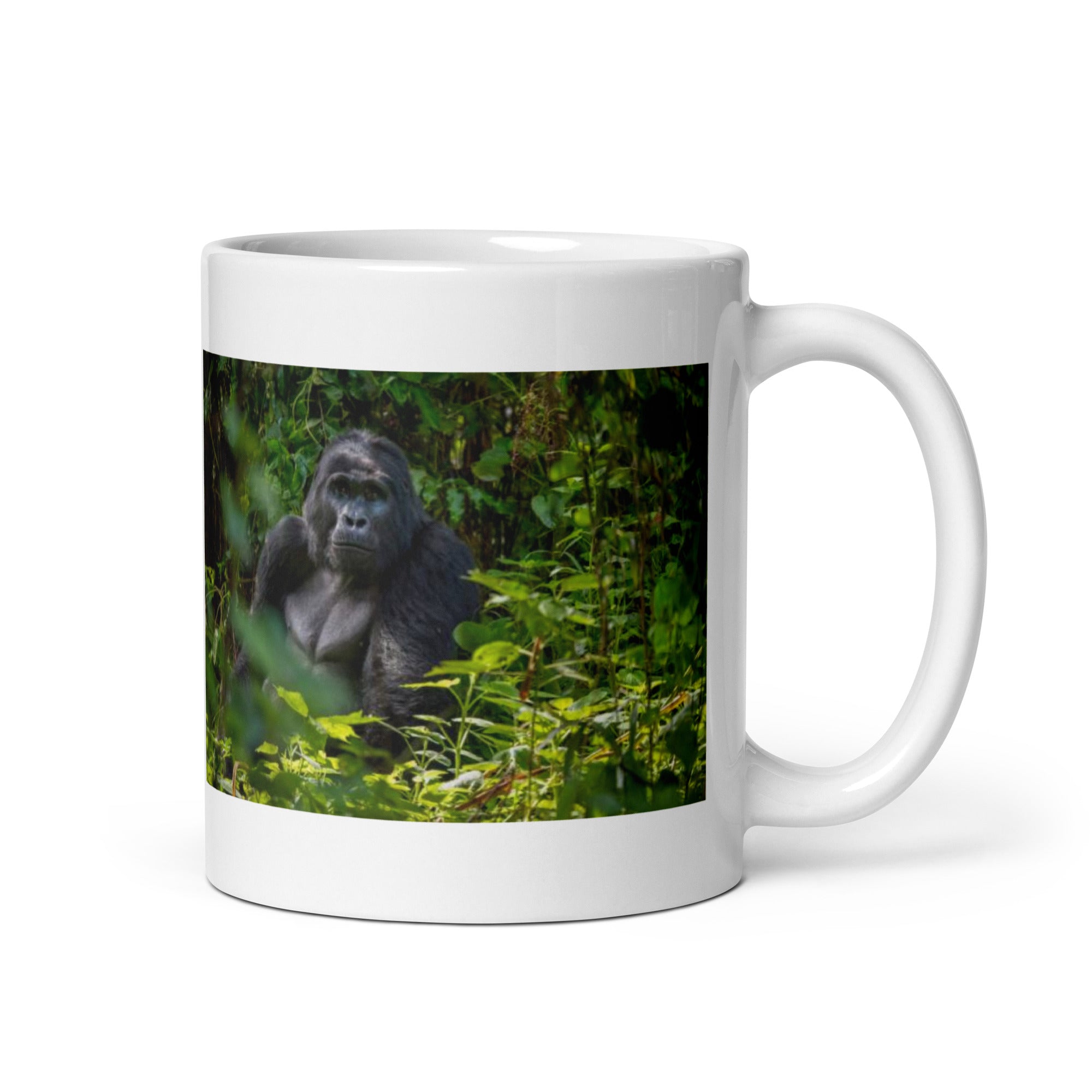 "Gorilla Mug #1: The Gentle Giant of the Forest (Ceramic)" - 0