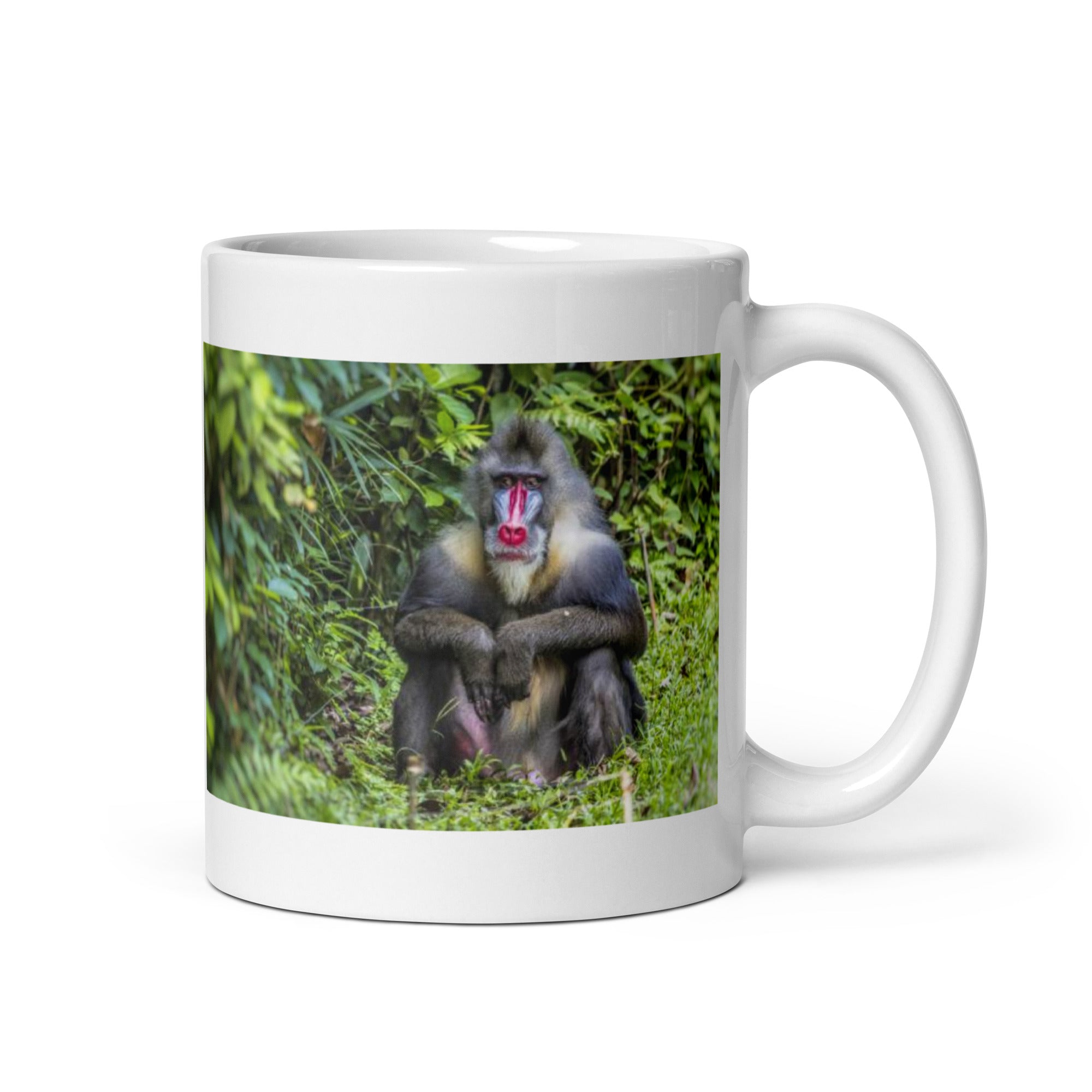 "Mandrill Mug #1: The Colorful Primate (Ceramic)" - 0