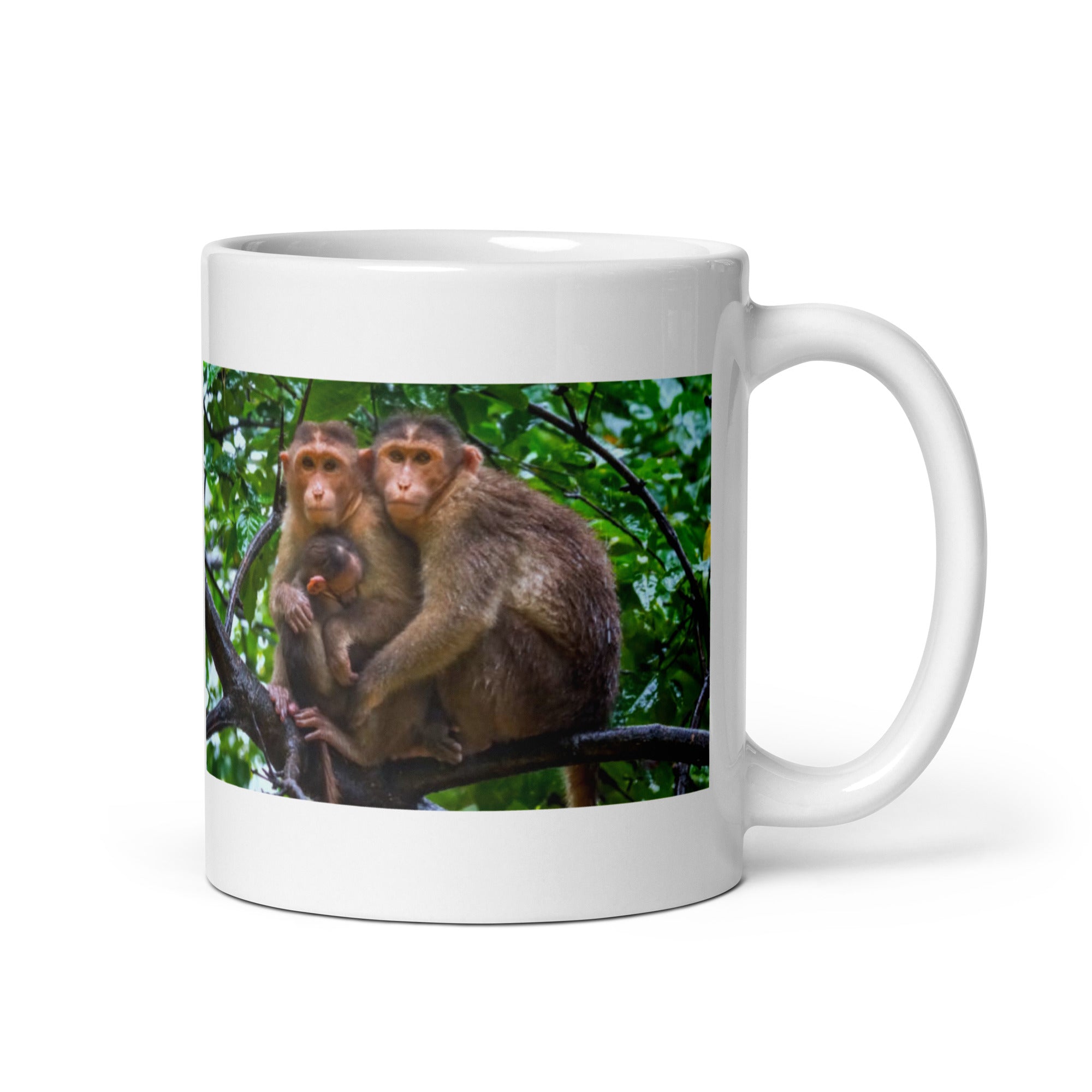 "Primate Mug #1: The Opposable Thumbs Club (Ceramic)" - 0