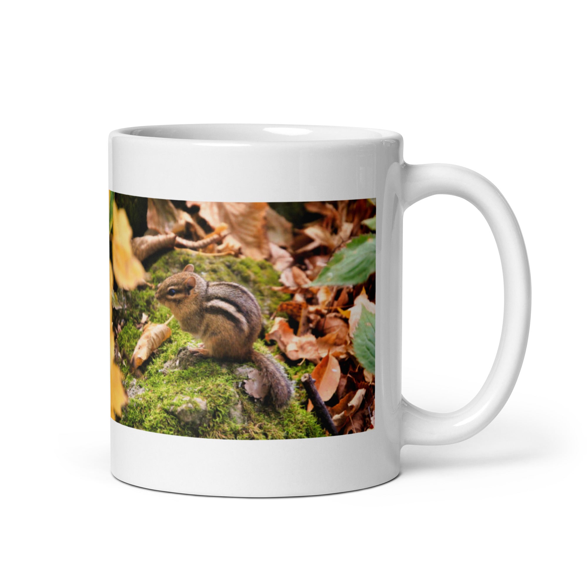 "Chipmunk Mug #1: The Cheek-Stuffing Forager (Ceramic)"