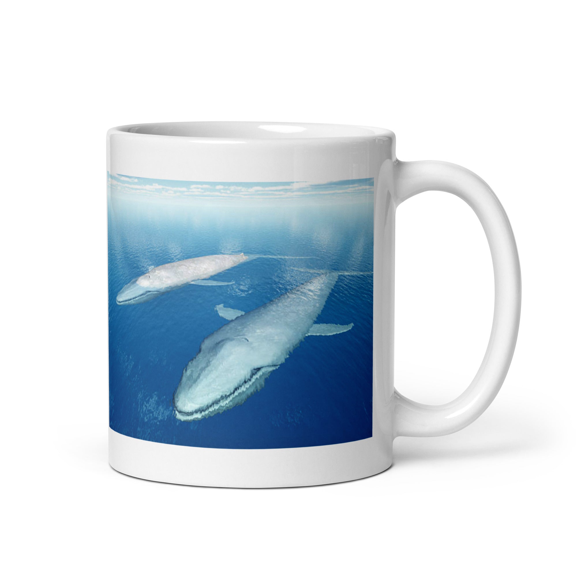 Blue Whale Mug #1: The Gentle Giant (Ceramic) - 0