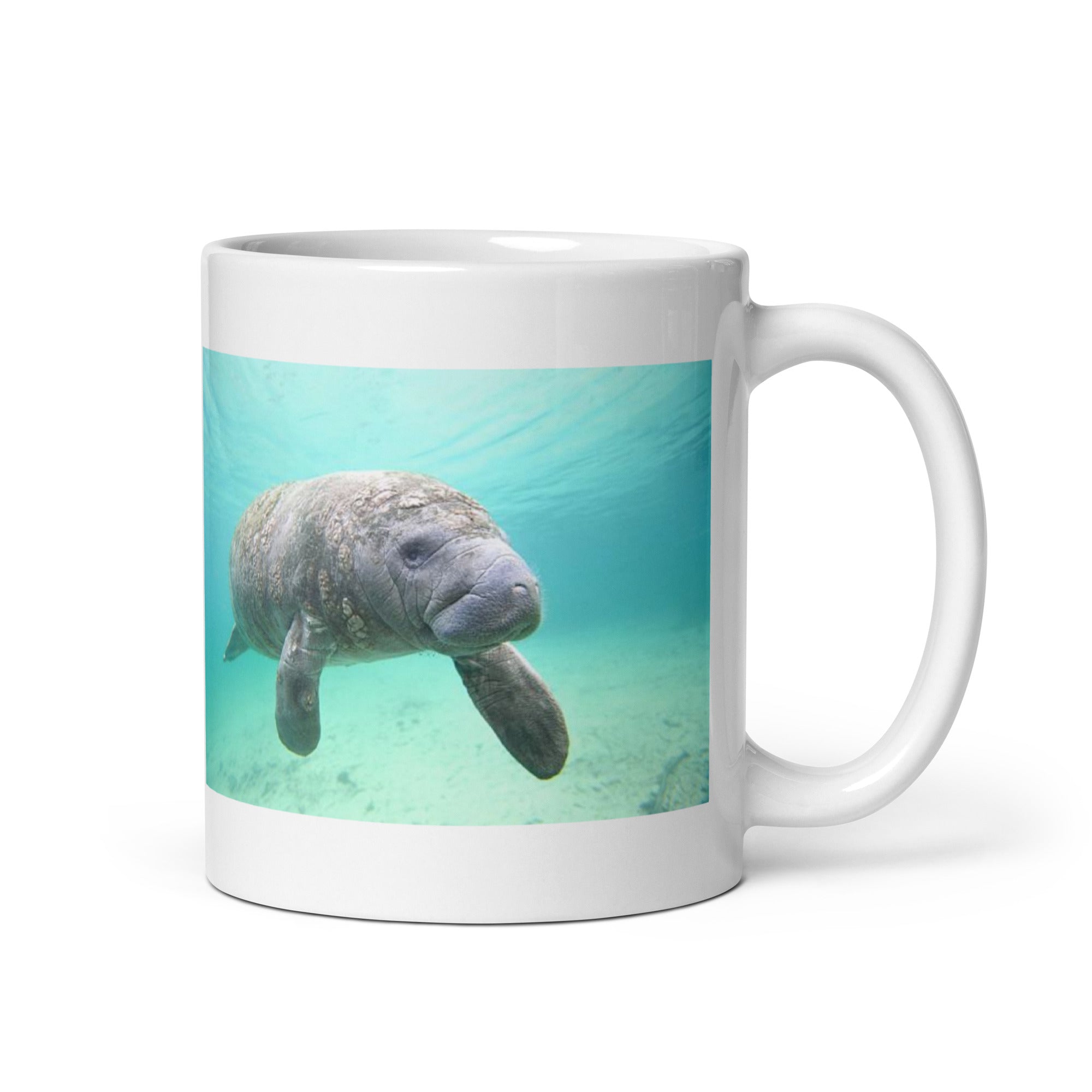 Manatee Mug #1: The Gentle Grazer (Ceramic) - 0