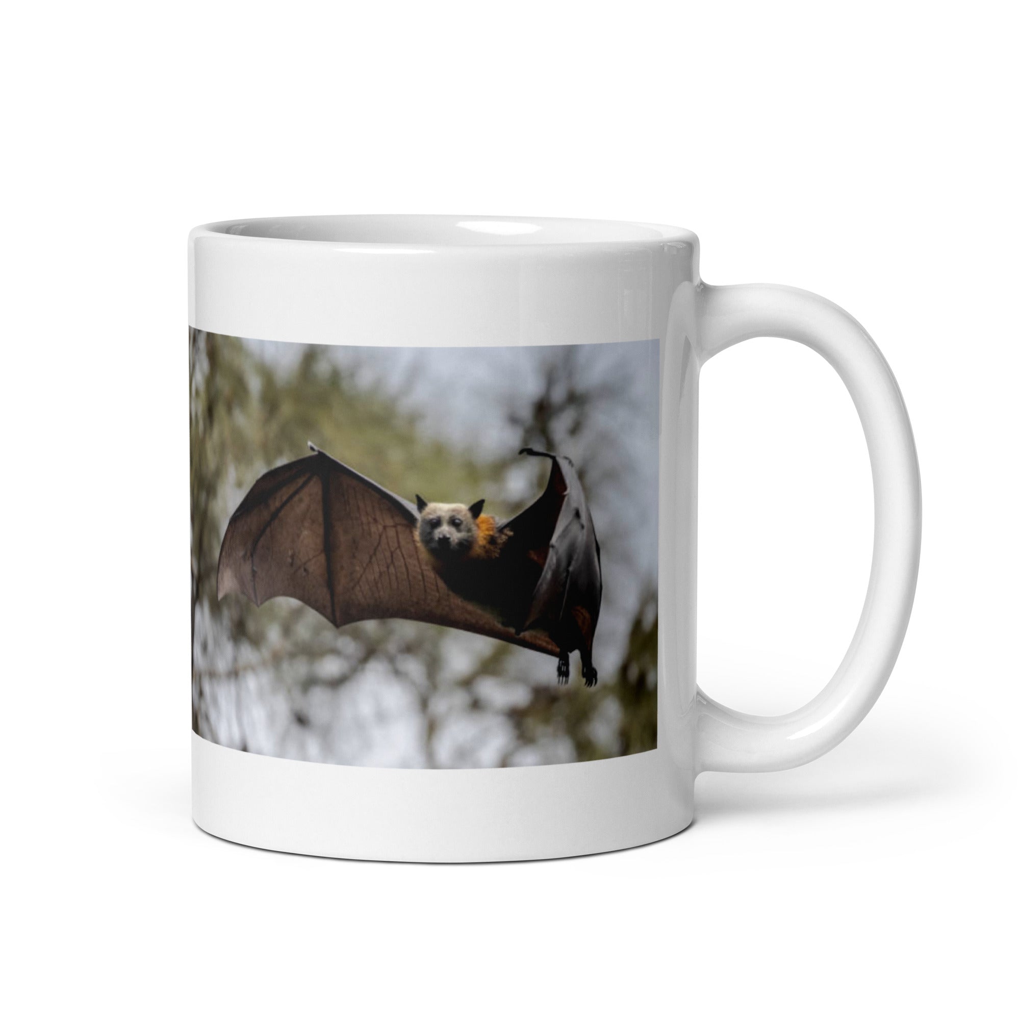 Bat Mug #1: The Echolocating Navigator (Ceramic)