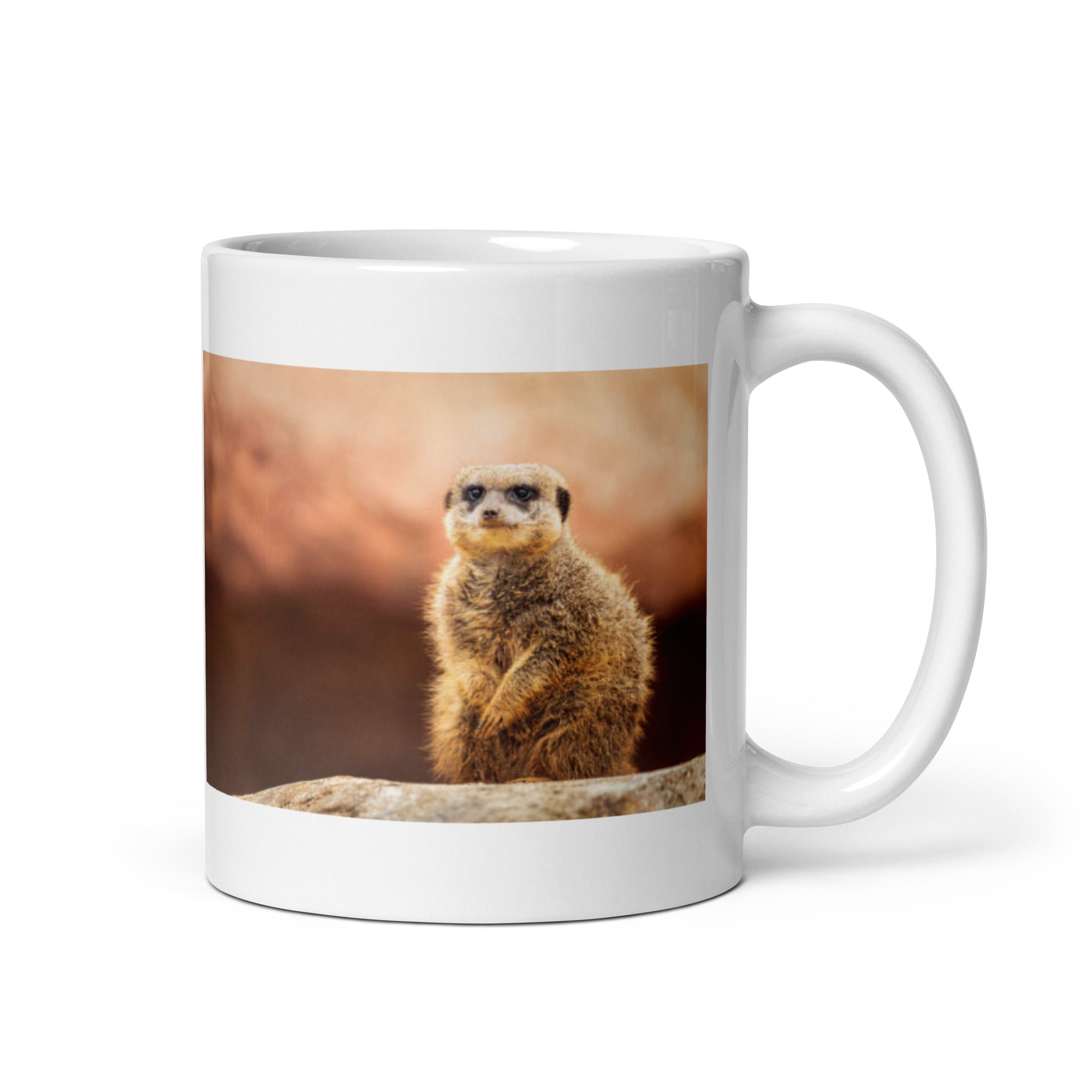 Meerkat Mug #1: The Vigilant Sentinel (Ceramic)