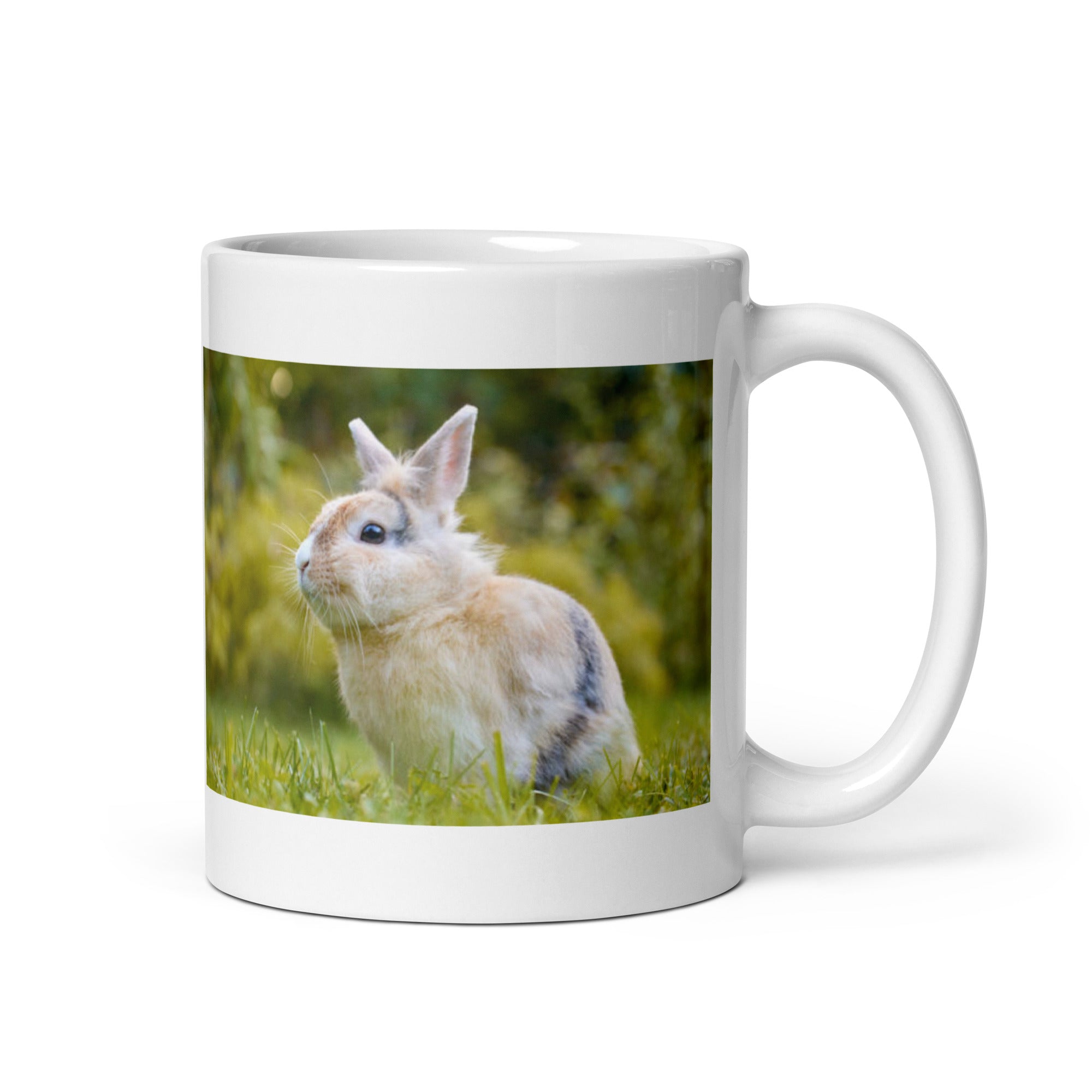 Rabbit and Hare Mug #1: The Leaping Lagomorphs (Ceramic) - 0