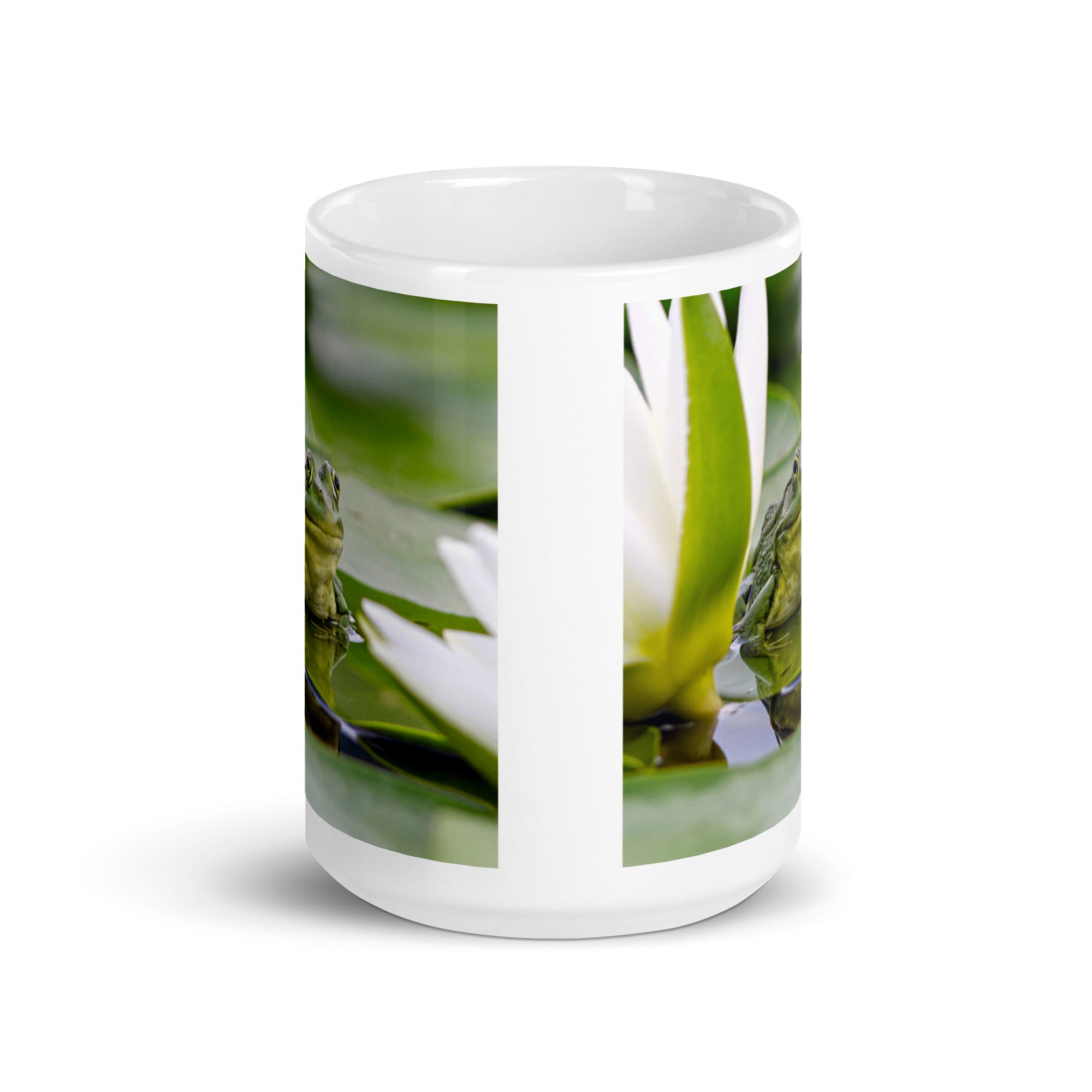 "Frog Mug #1: Nature’s Gentle Hopper (Ceramic)"