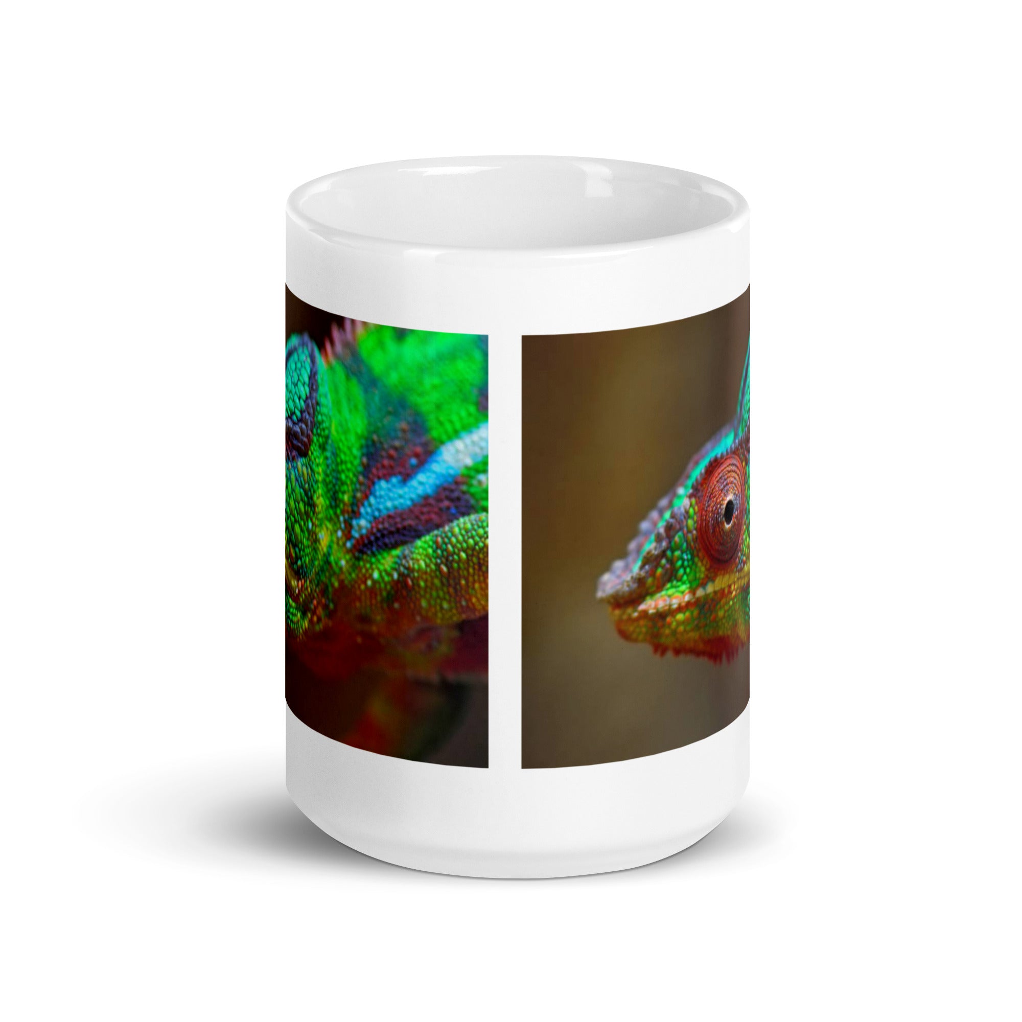 "Chameleon Mug #1:  Color and Adaptability of the Wild  (Ceramic)"