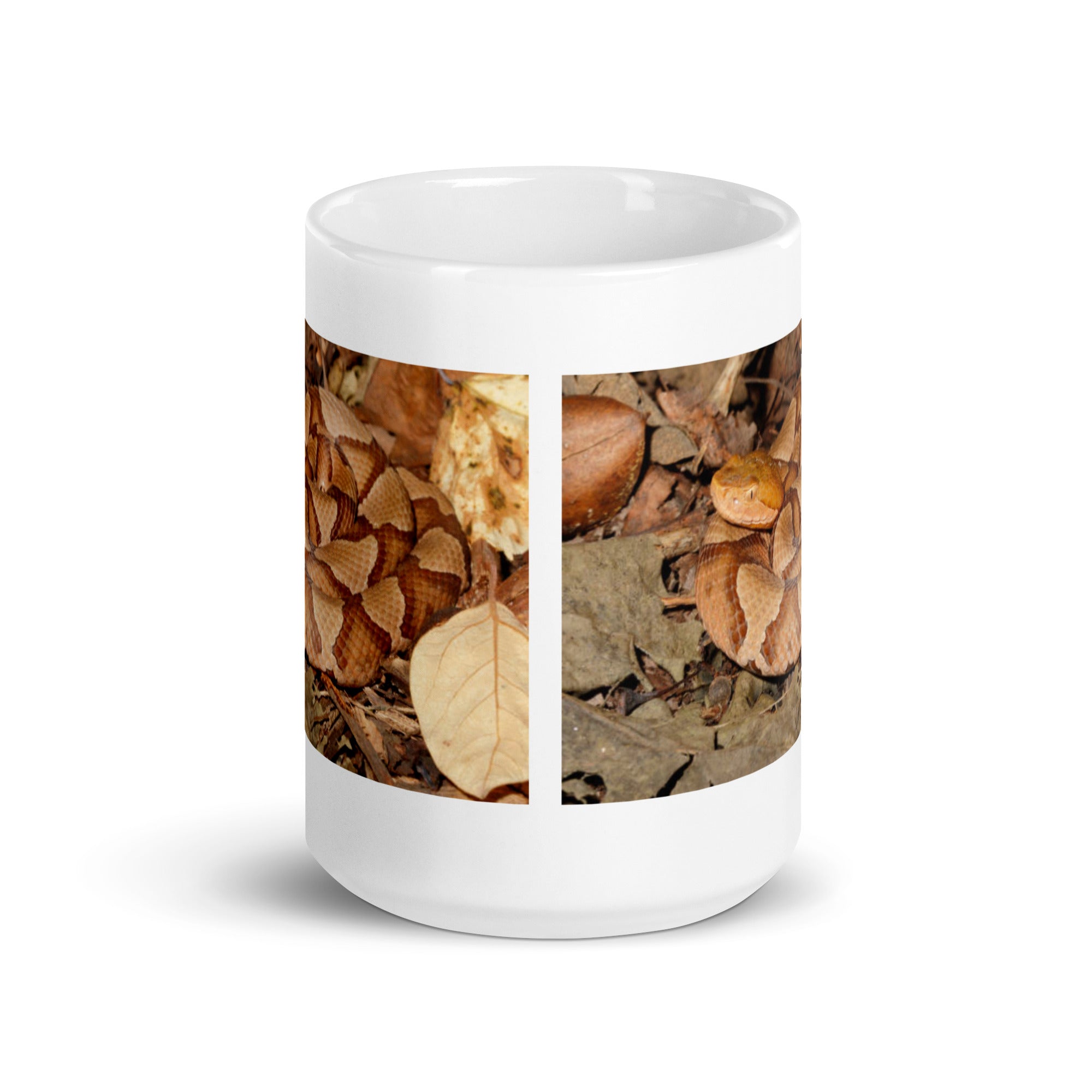 "Copperhead Mug #1: Elegance and Stealth of the Forest  (Ceramic)"