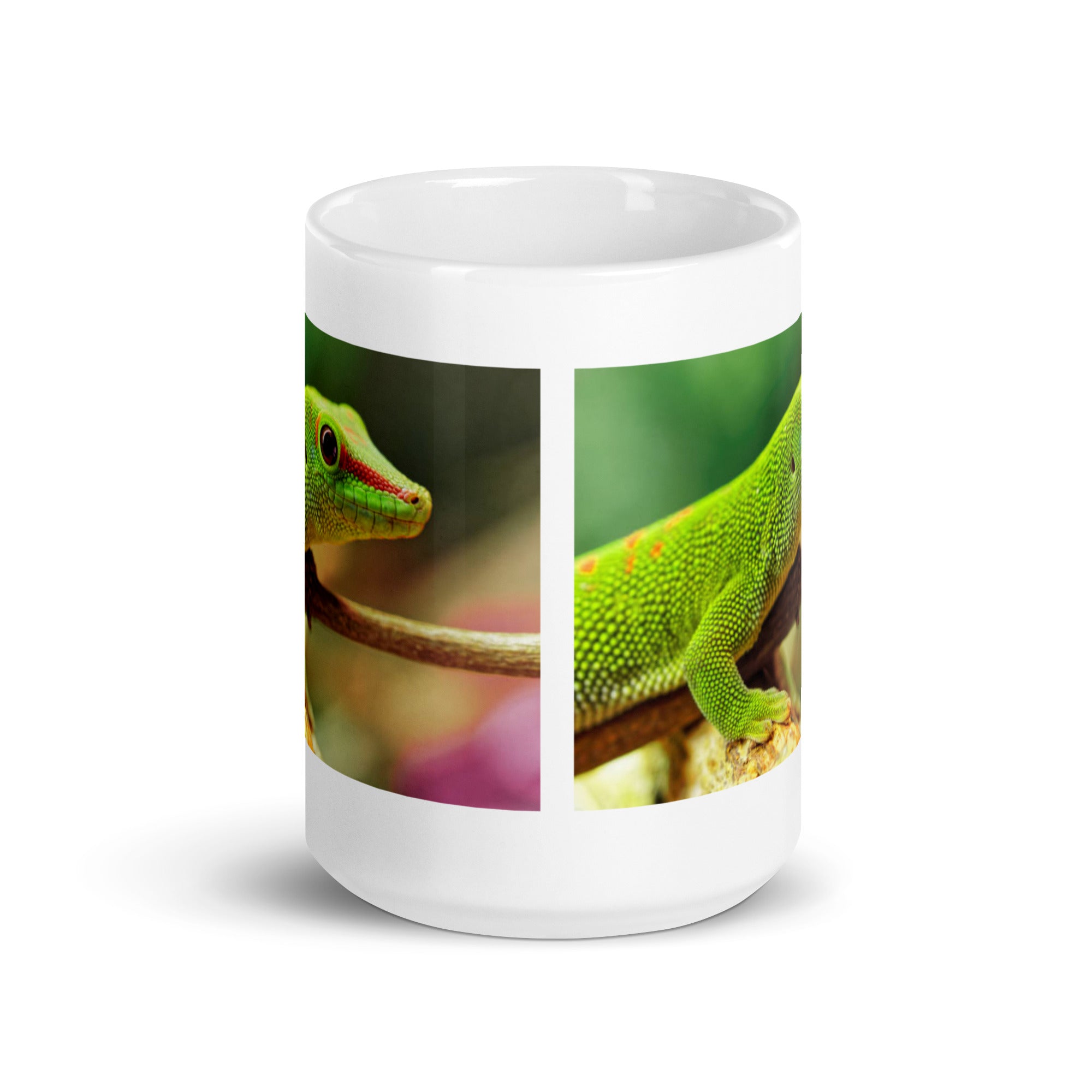 "Gecko Mug #1:  Charm and Agility of the Tropics  (Ceramic)"