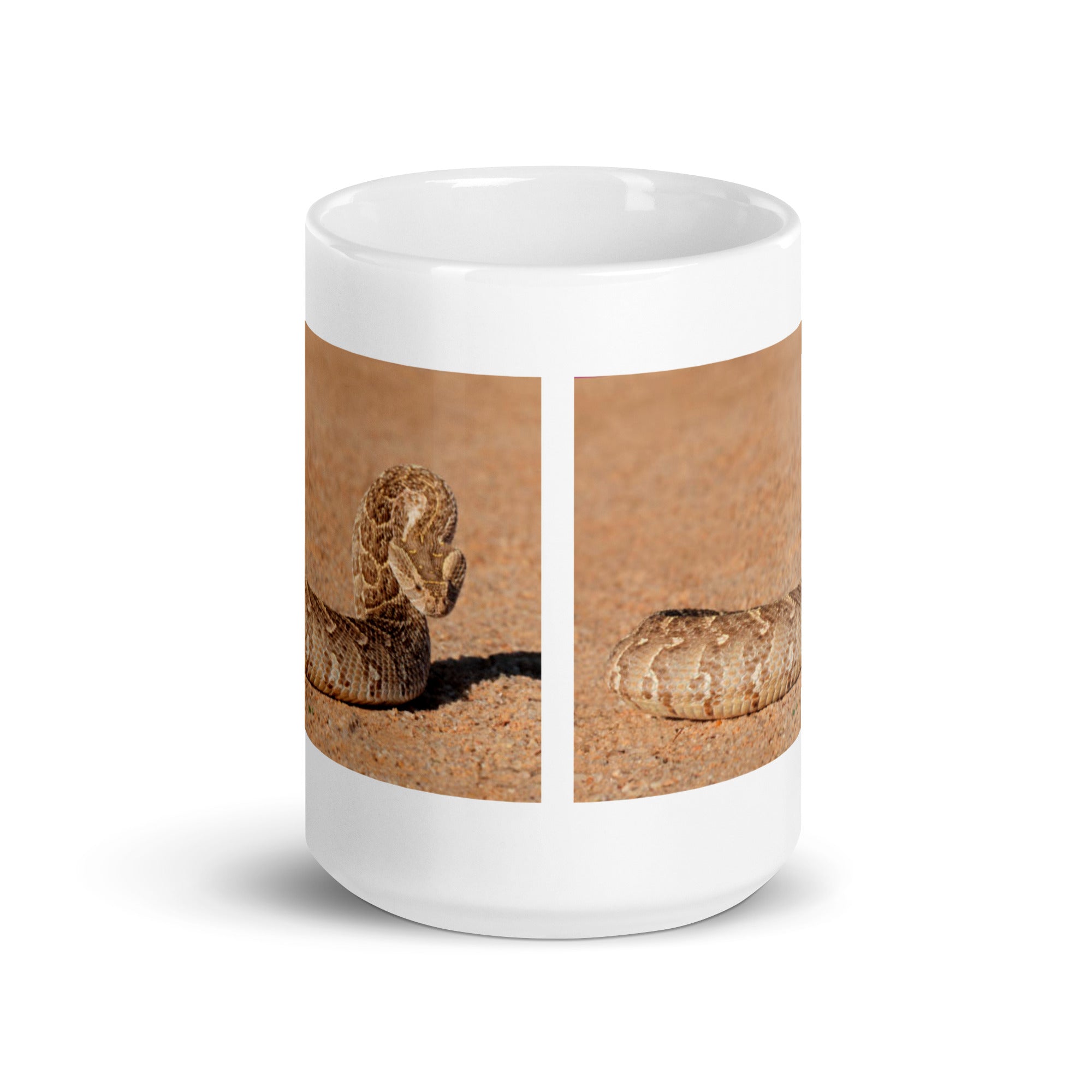 "Puff Adder Mug #1:  Stealth and Power of the Savanna  (Ceramic)"