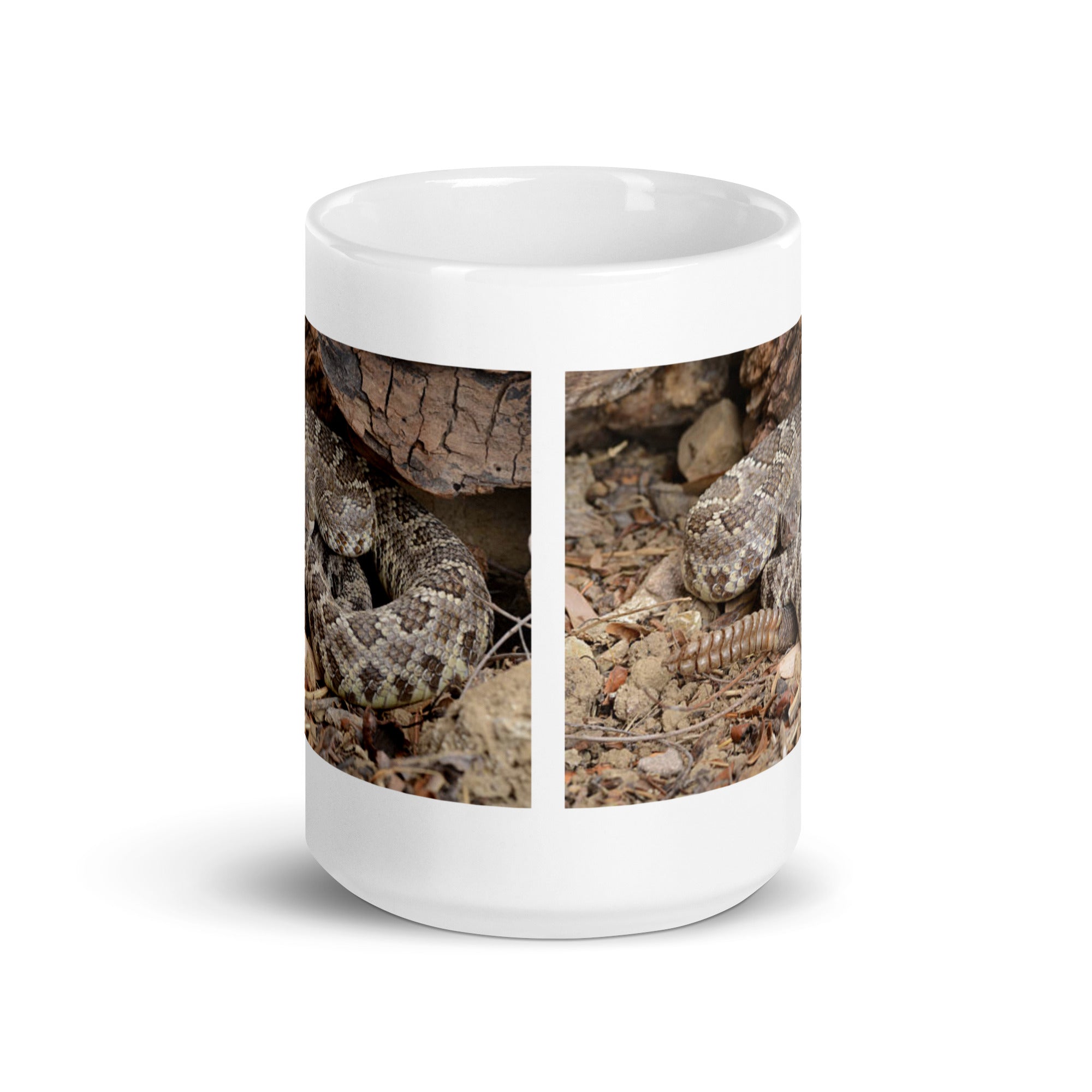 "Rattlesnake Mug #1: Power and Warning of the Desert  (Ceramic)"