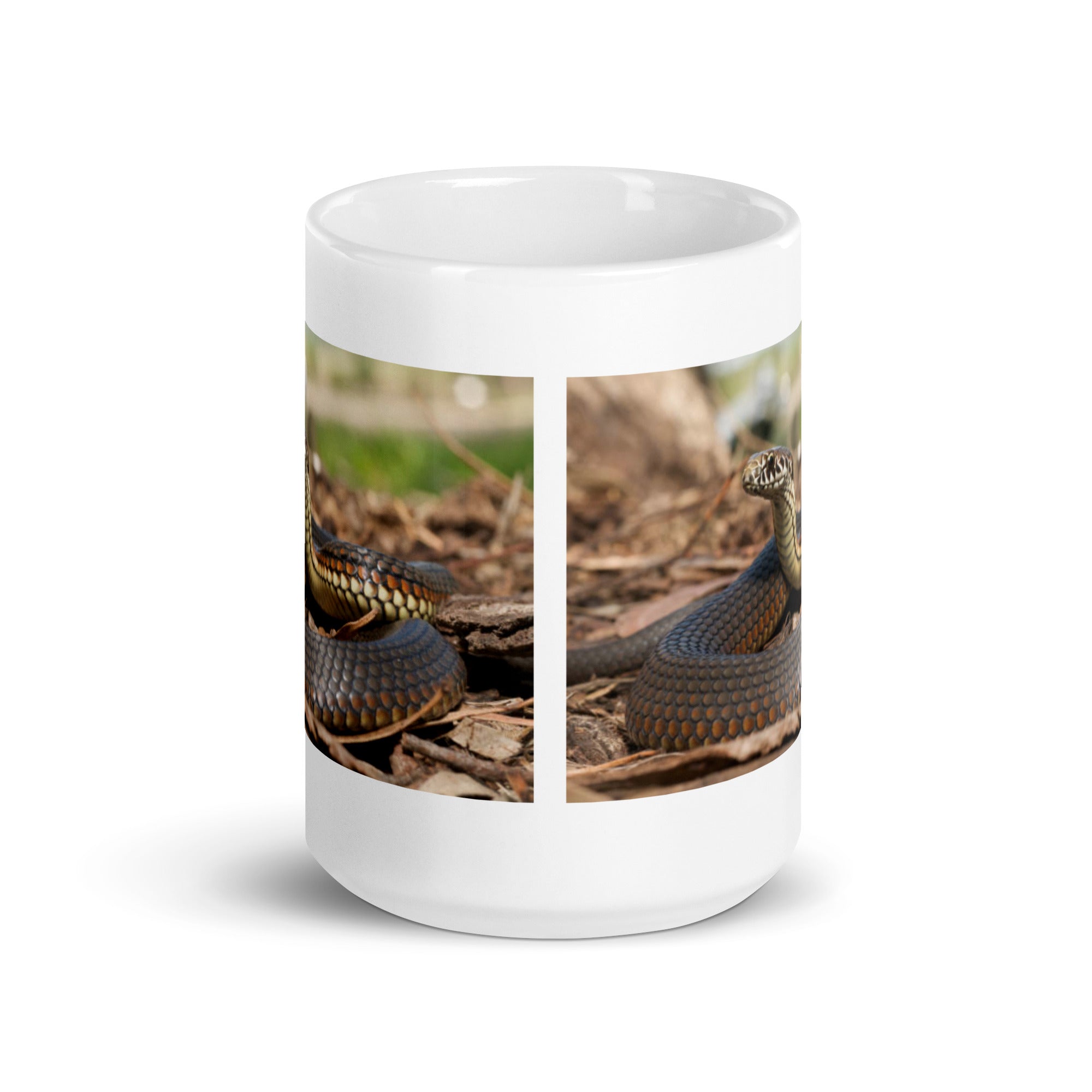 "Snake Mug #1:  Elegance and Mystery of the Reptile World  (Ceramic)"