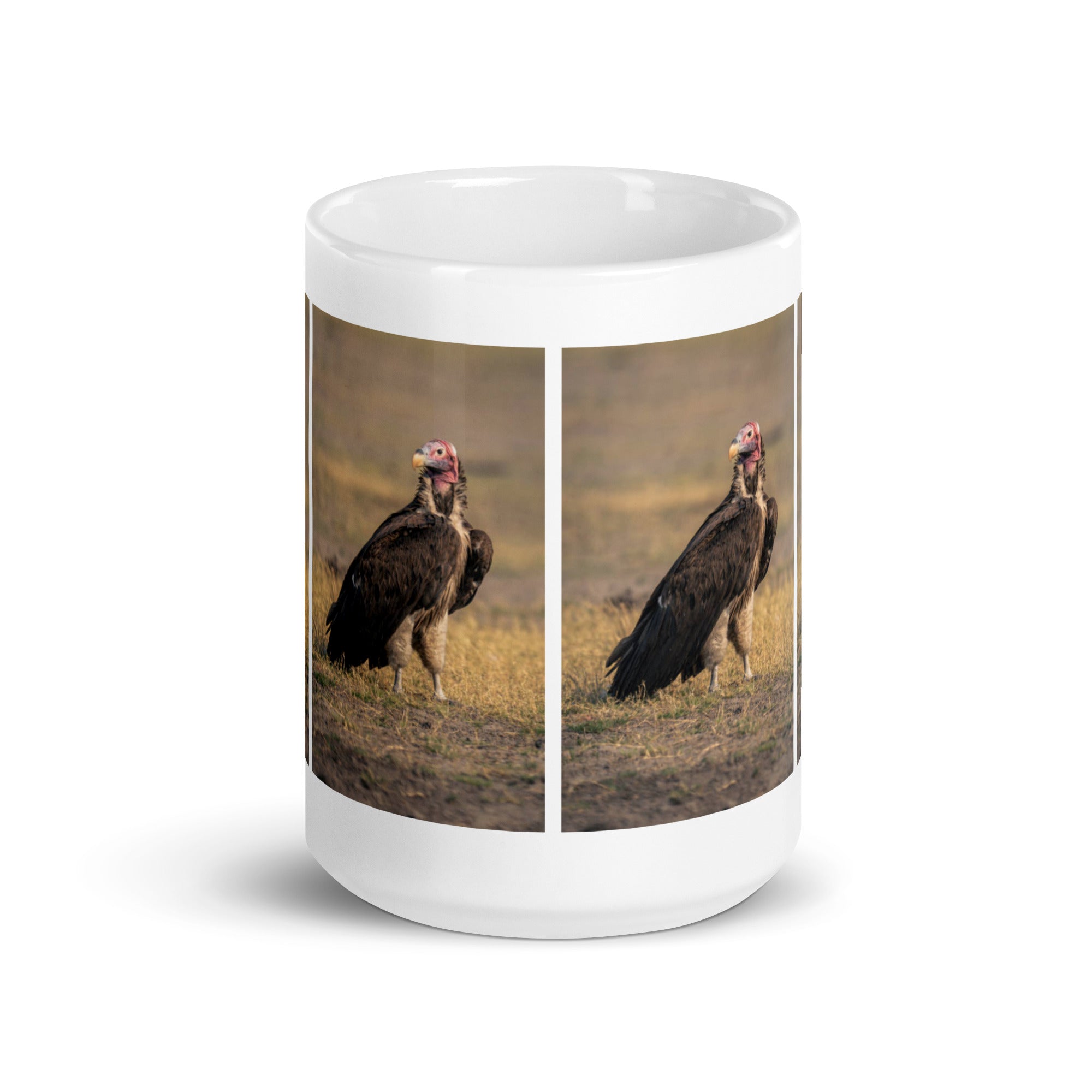 "Lappet-Faced Vulture Mug #1: The Feathered Powerhouse (Ceramic)"