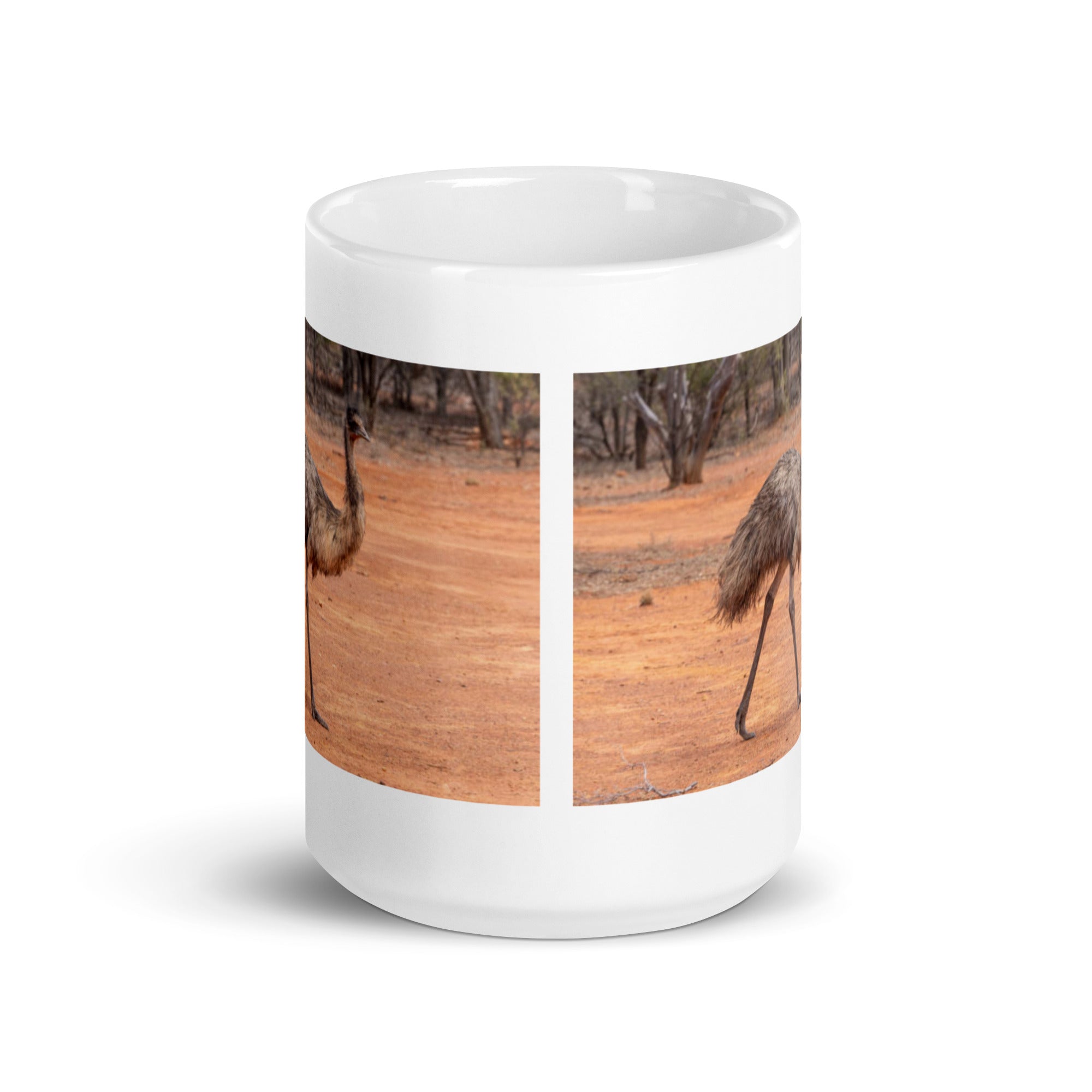 "Emu Mug #1: The Flightless Strider (Ceramic)"