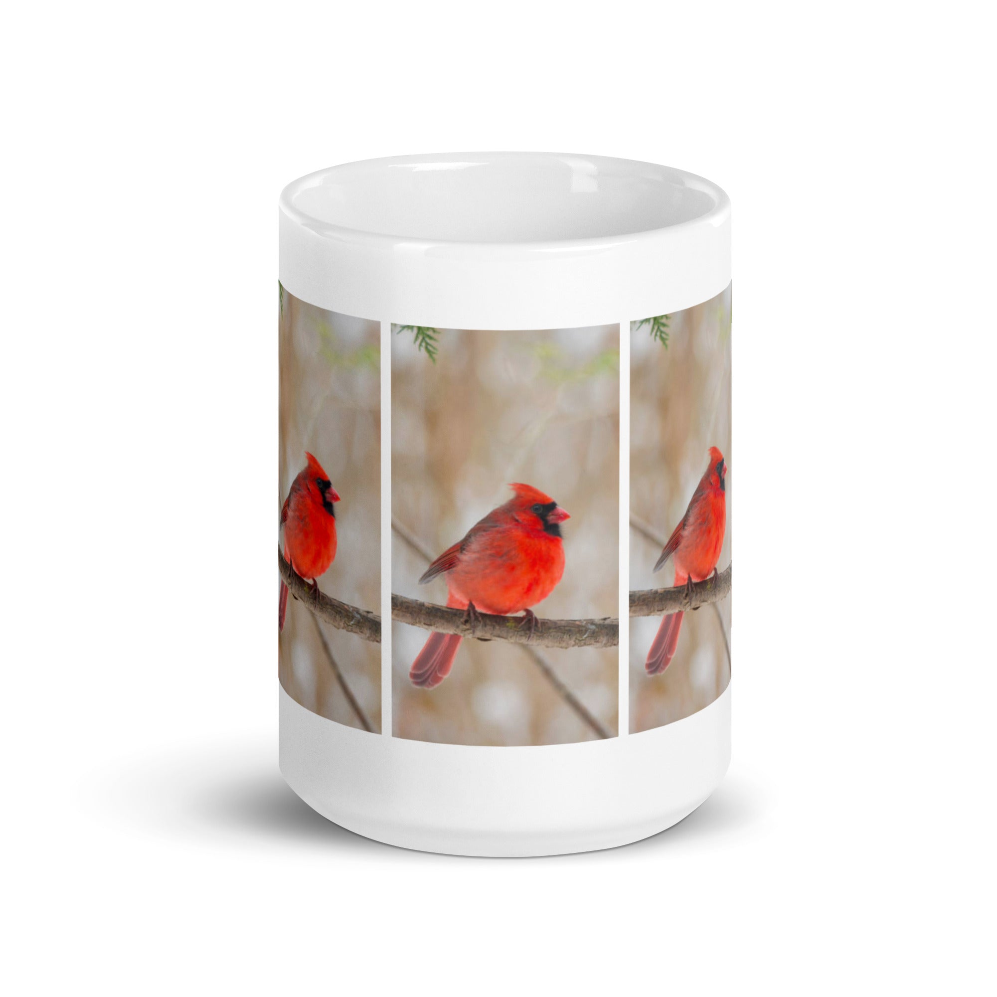 "Cardinal Mug #1: The Crimson Messenger (Ceramic)"