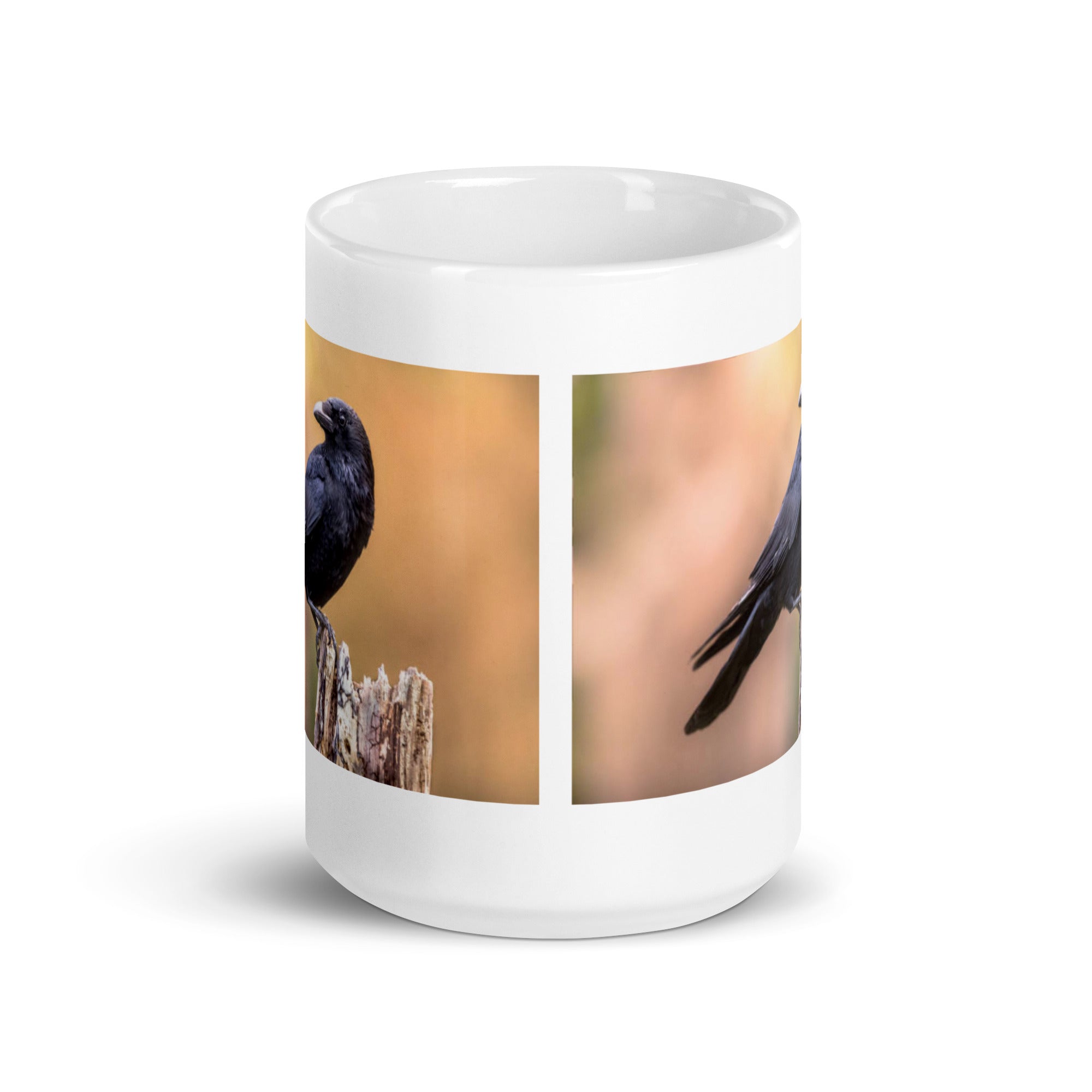 "Crow Mug #1: The Clever Corvid (Ceramic)"